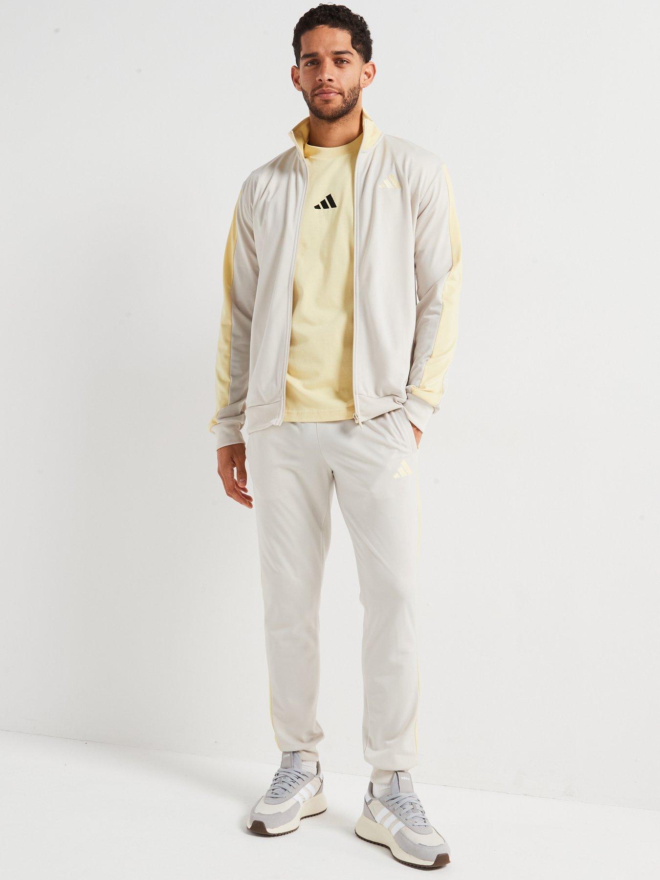 undefined Mens Sportswear Basic Tricot Colorblock Tracksuit - Beige