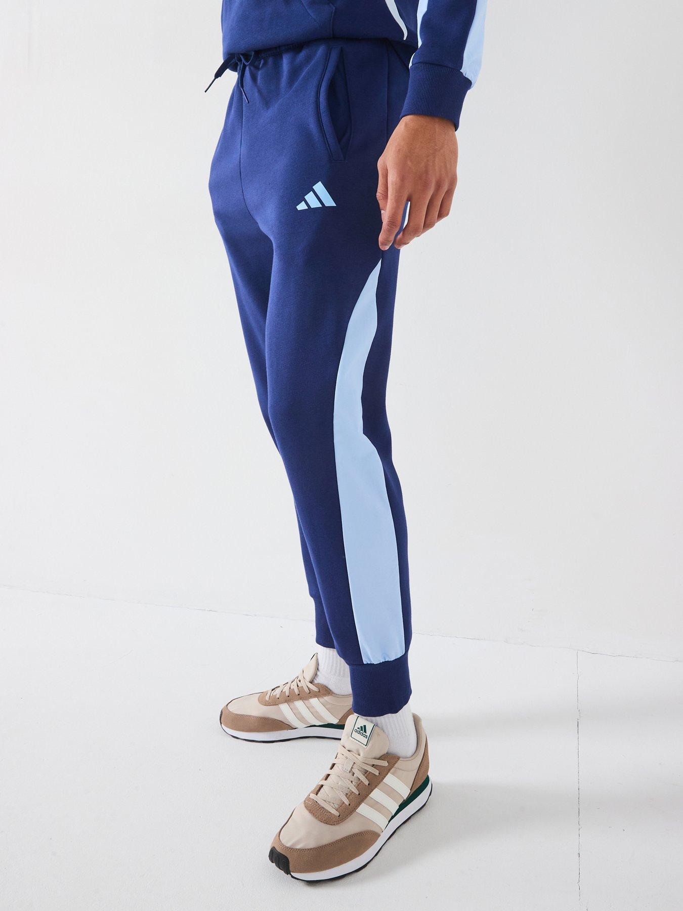 undefined Mens Seasonal Essentials Colorblock Pants - Blue
