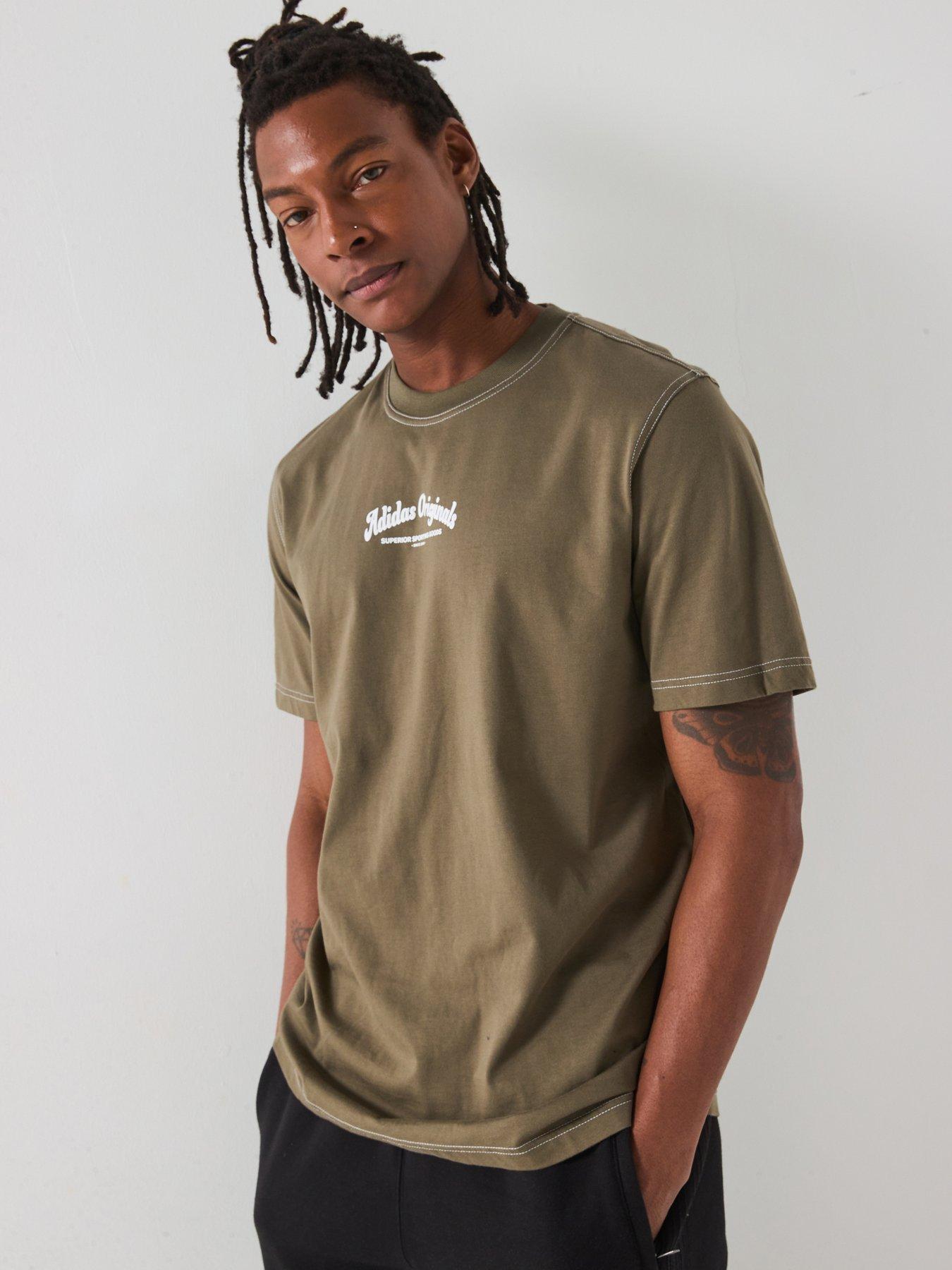 undefined Men's Graphic T-Shirt - Olive Strata