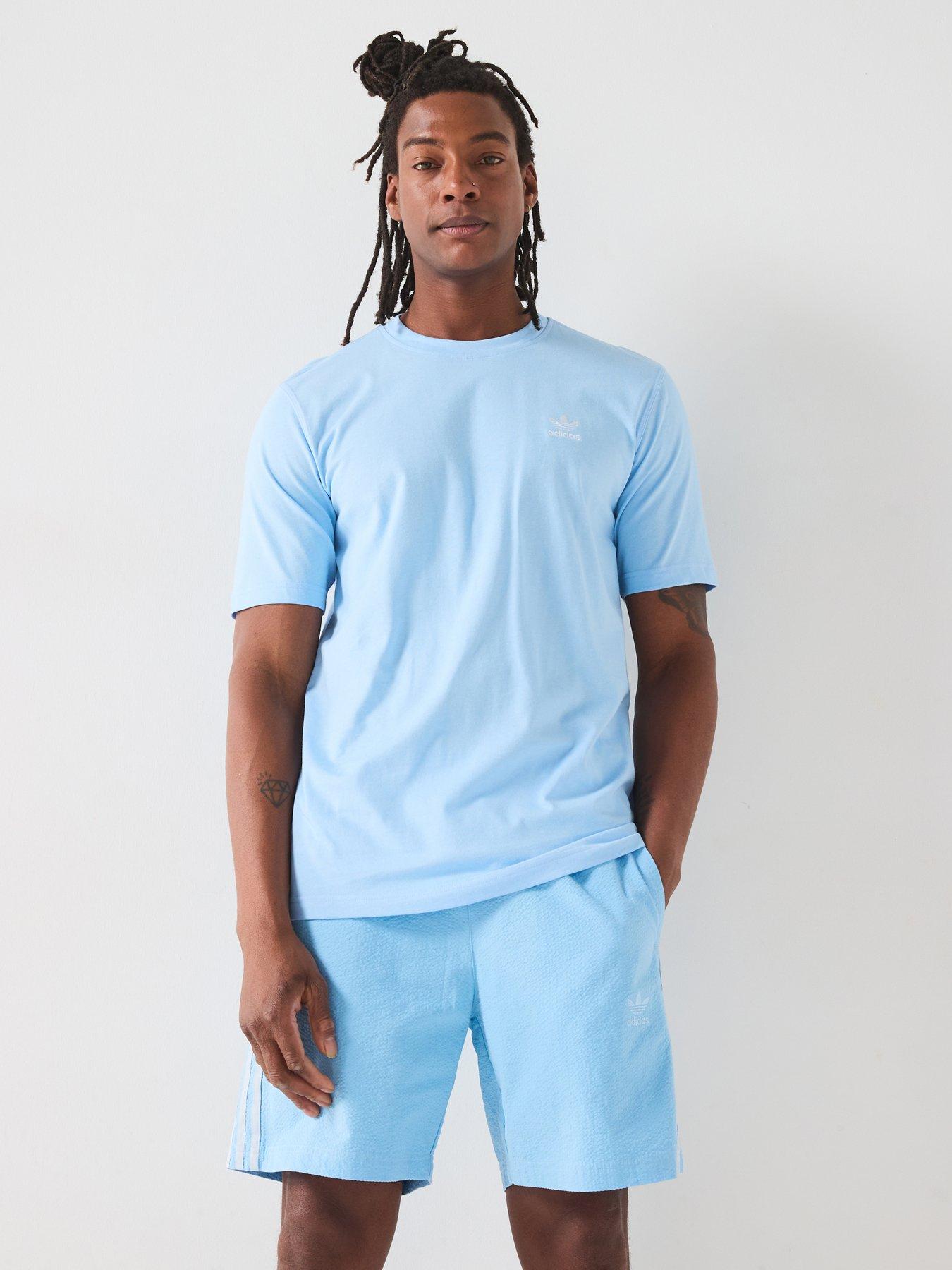 undefined Men's Trefoil Essentials T-Shirt - Clear Sky
