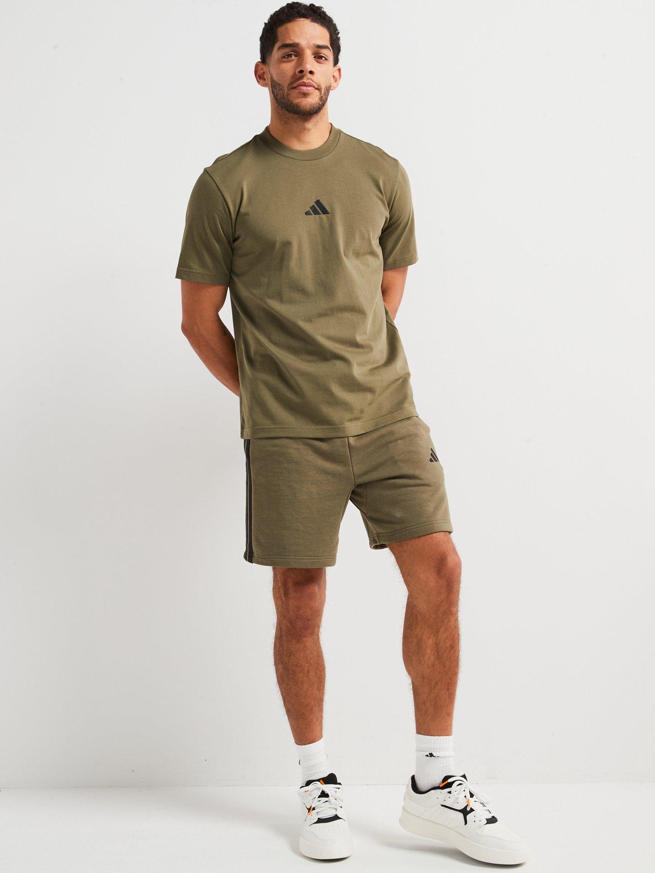 Image 5 of 5 of adidas Sportswear Men's Essentials Small Logo Single Jersey Tee - Green