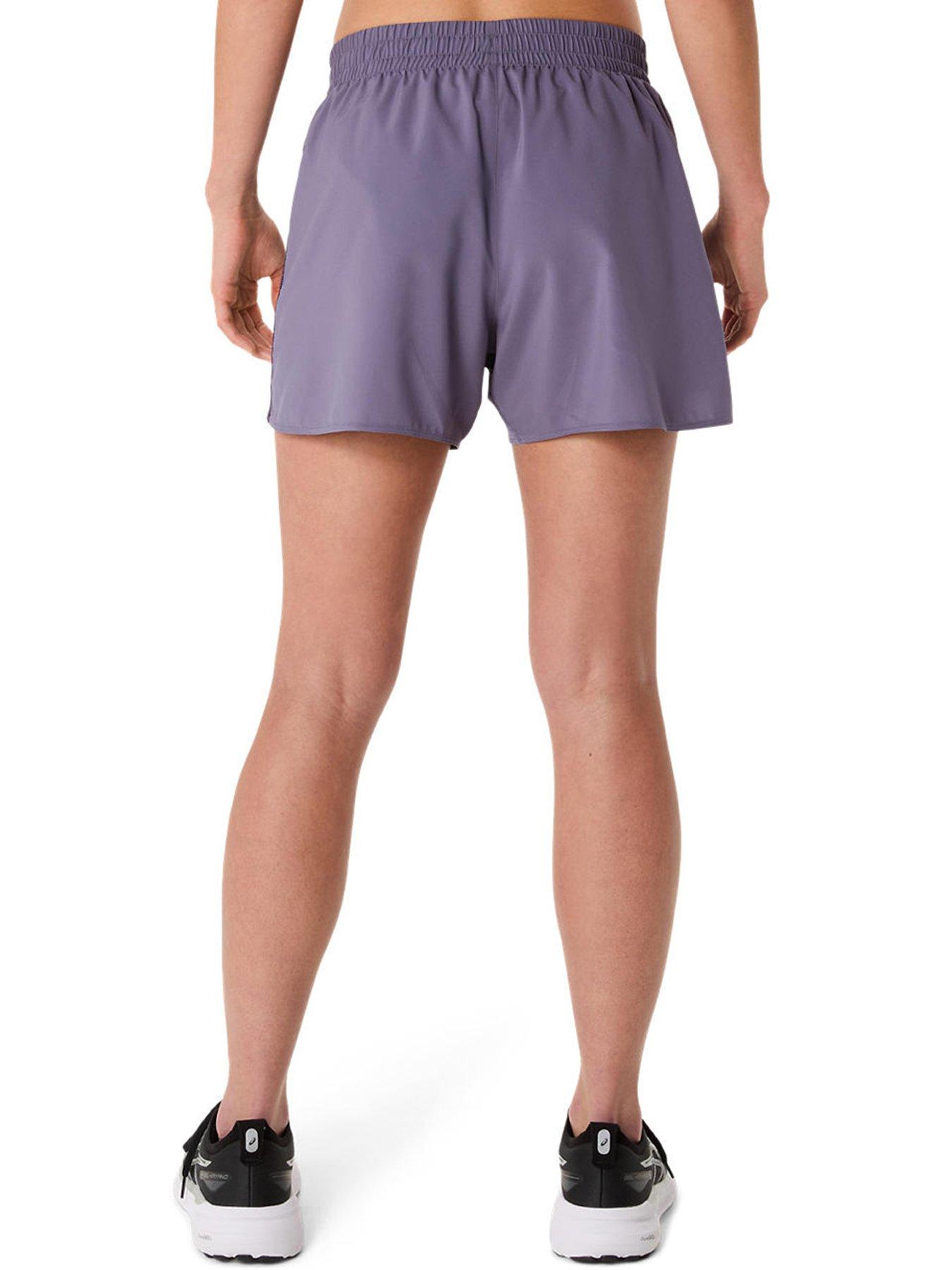 Image 2 of 6 of Asics Womens Running Core 4inch Shorts - Purple
