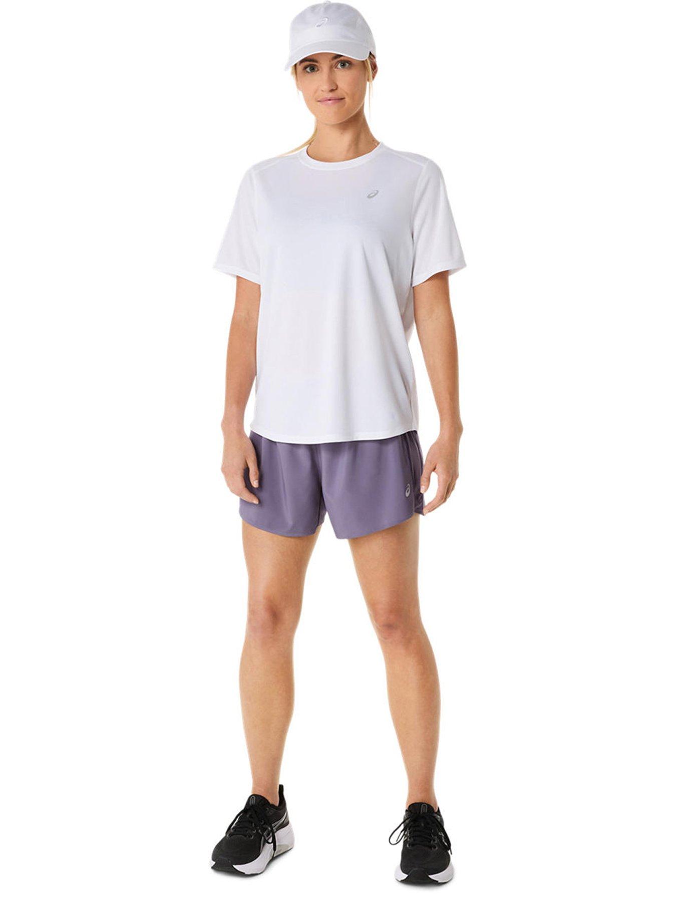 Image 3 of 6 of Asics Womens Running Core 4inch Shorts - Purple