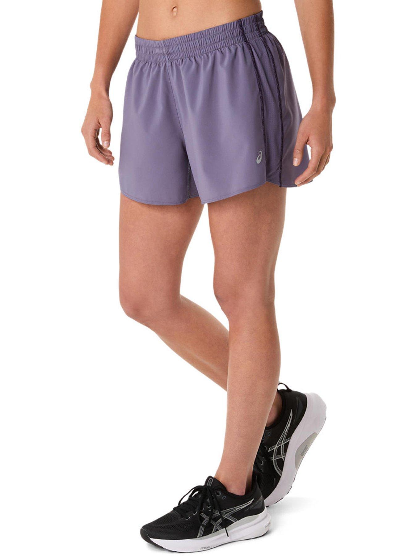 Image 4 of 6 of Asics Womens Running Core 4inch Shorts - Purple
