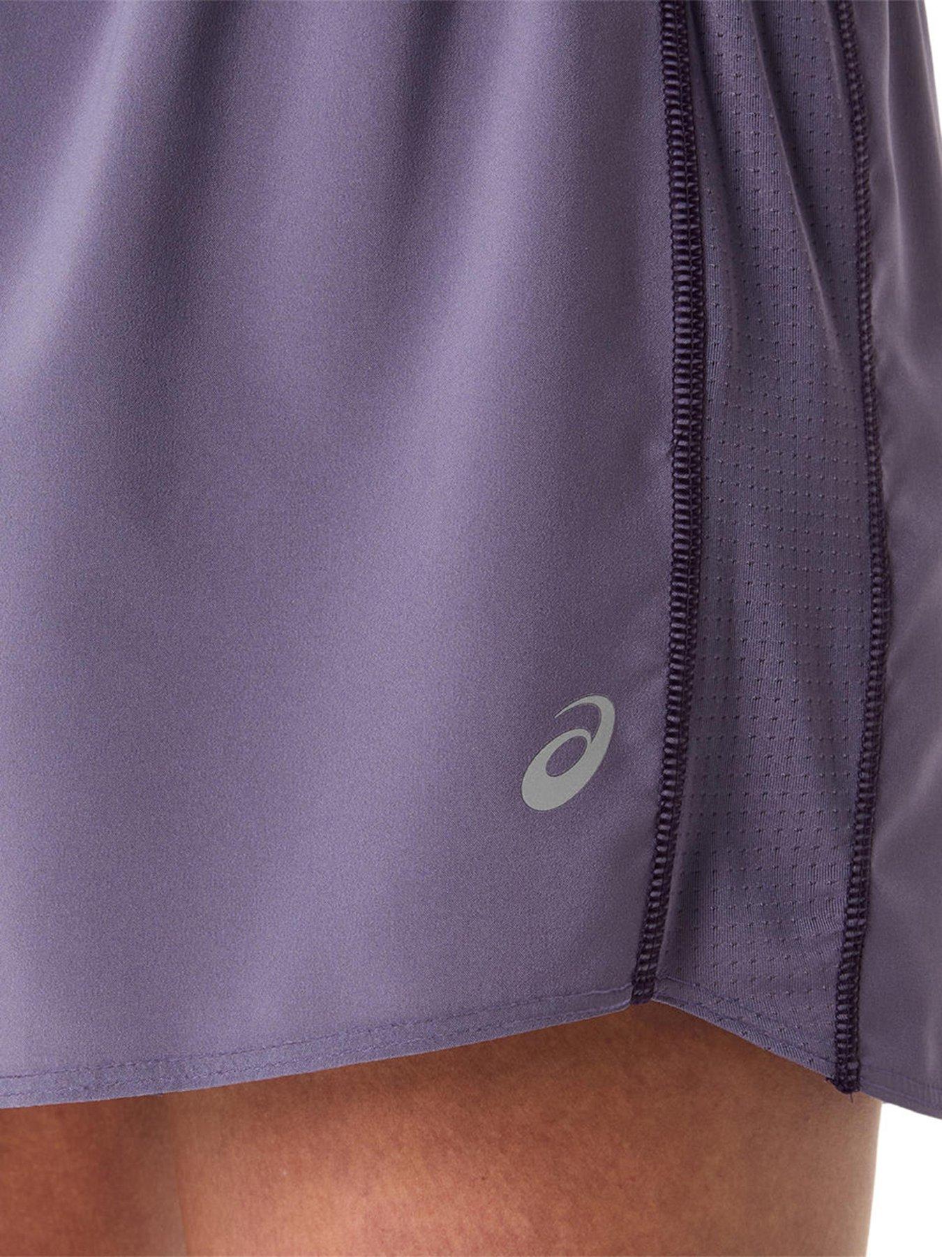 Image 6 of 6 of Asics Womens Running Core 4inch Shorts - Purple