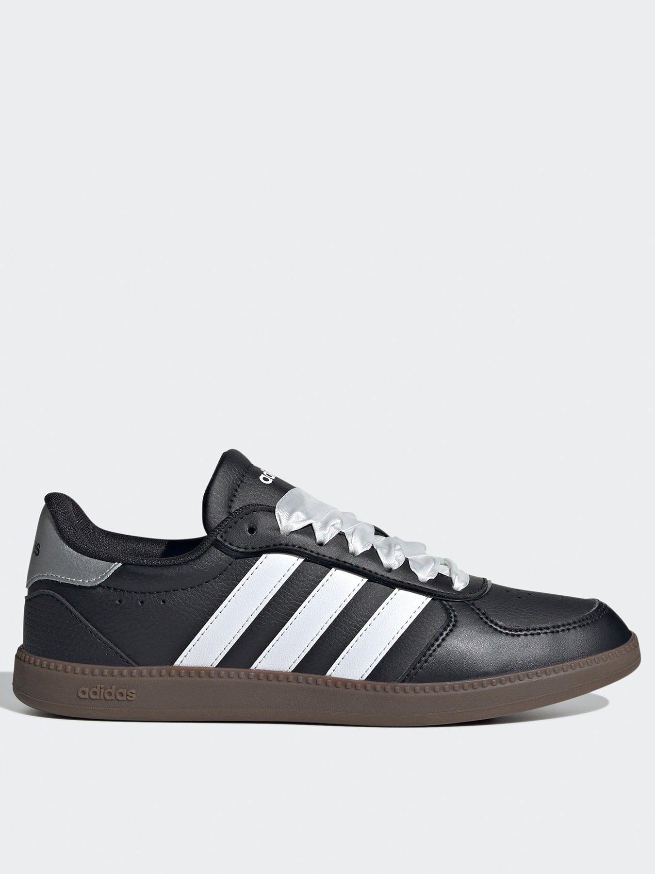 adidas Sportswear Womens Breaknet Sleek Trainers, Core Black/Ftwr White/Gum5, Size 3.5, Women
