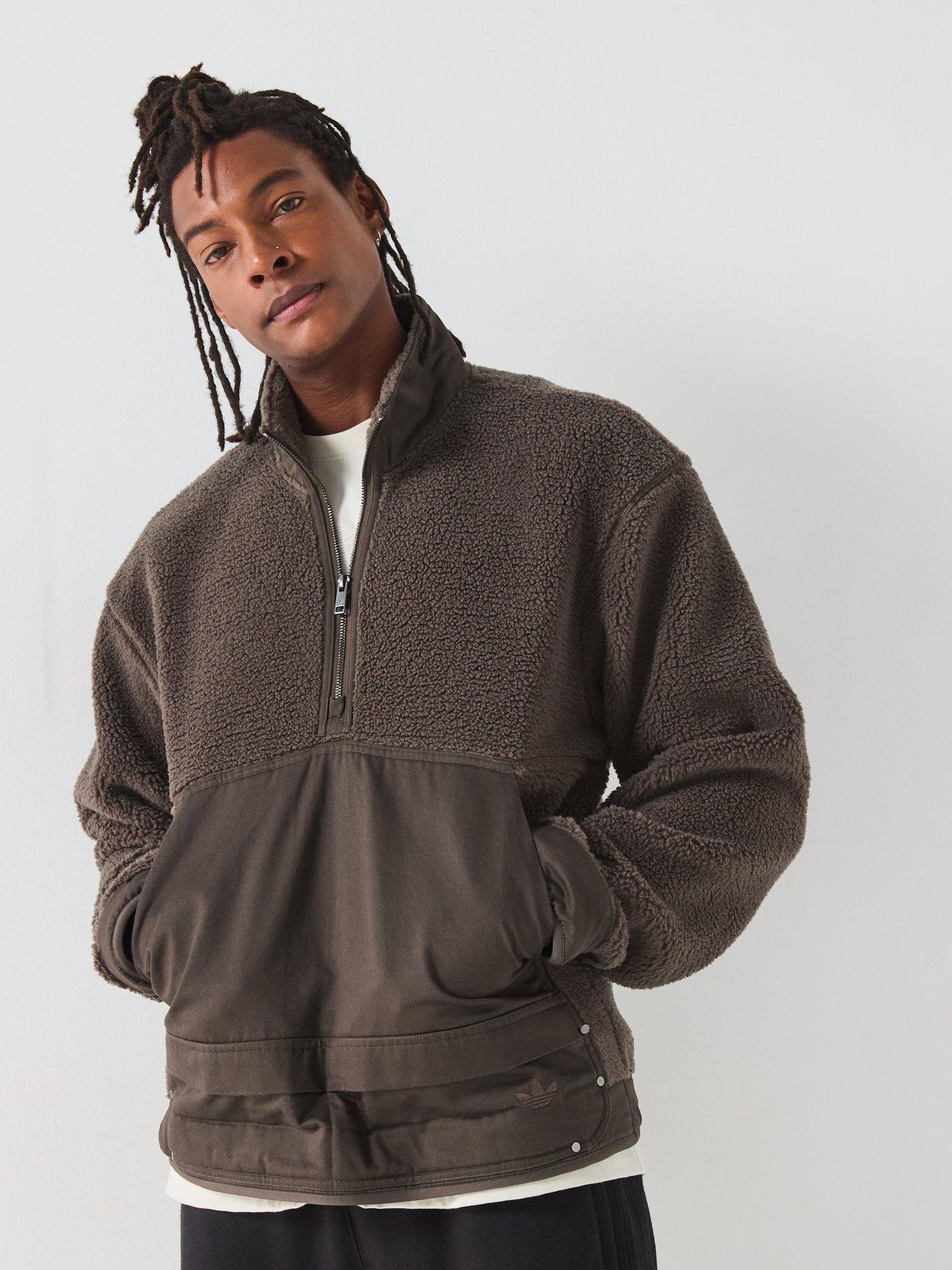 undefined Mens Premium Essentials Half Zip Sweat - Green