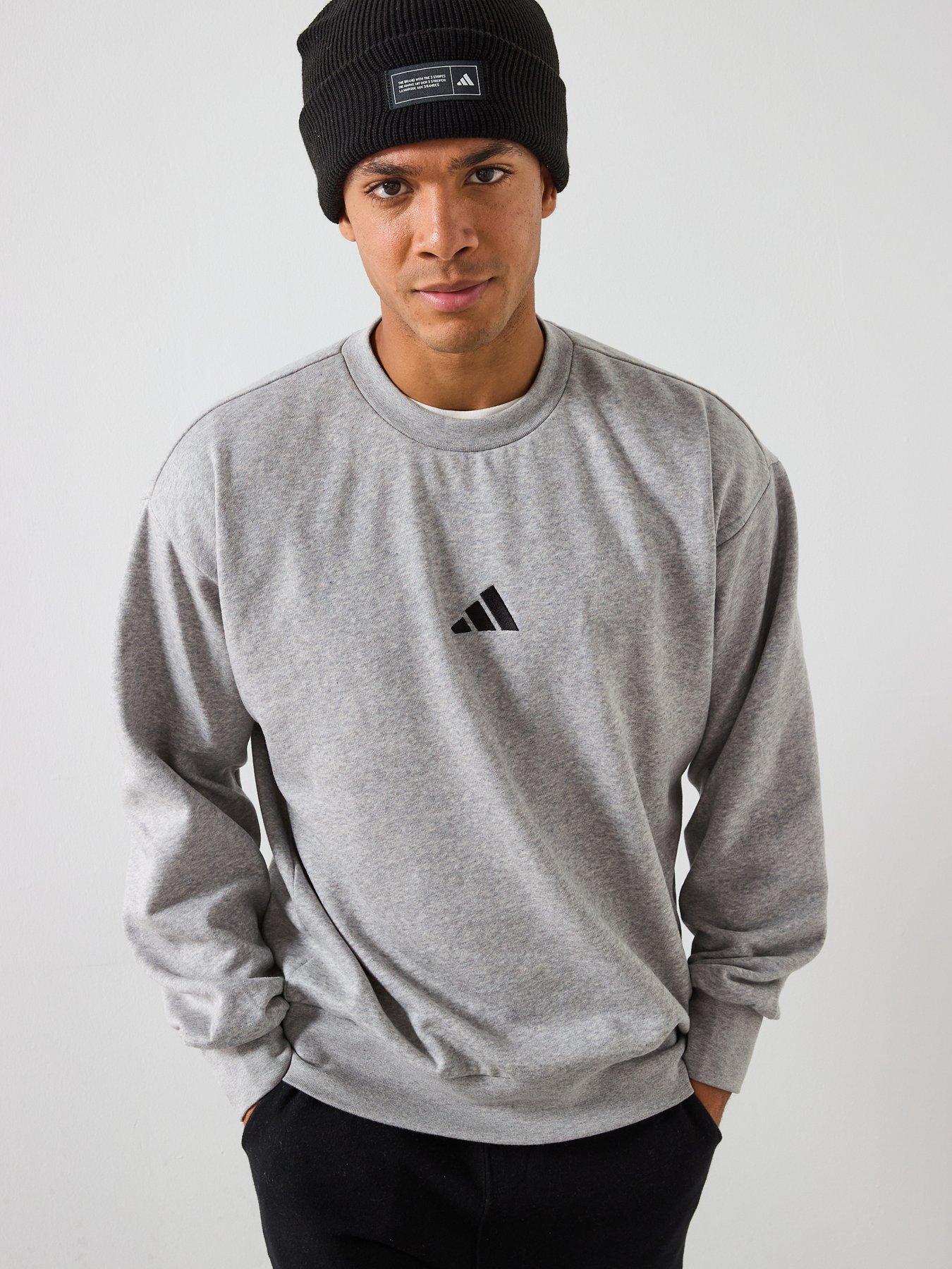 adidas Sportswear Men's Essentials Feelcozy Sweatshirt - Grey