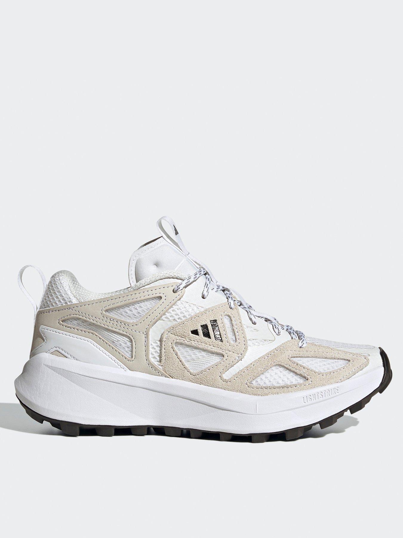 adidas Sportswear Womens Kantai Trail Trainers, Ftwwht/Cblack/Crywht, Size 3.5, Women