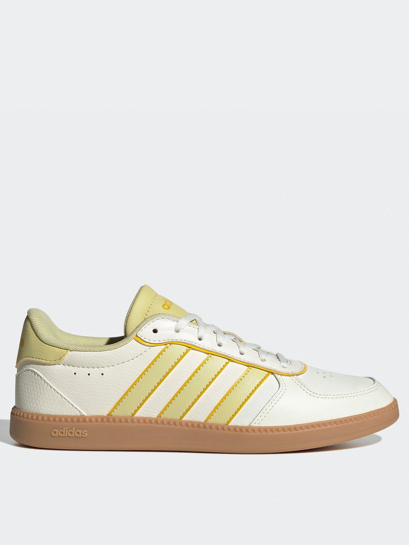 undefined Womens Breaknet Sleek Trainers - Off White/Powder Yellow/Utilit