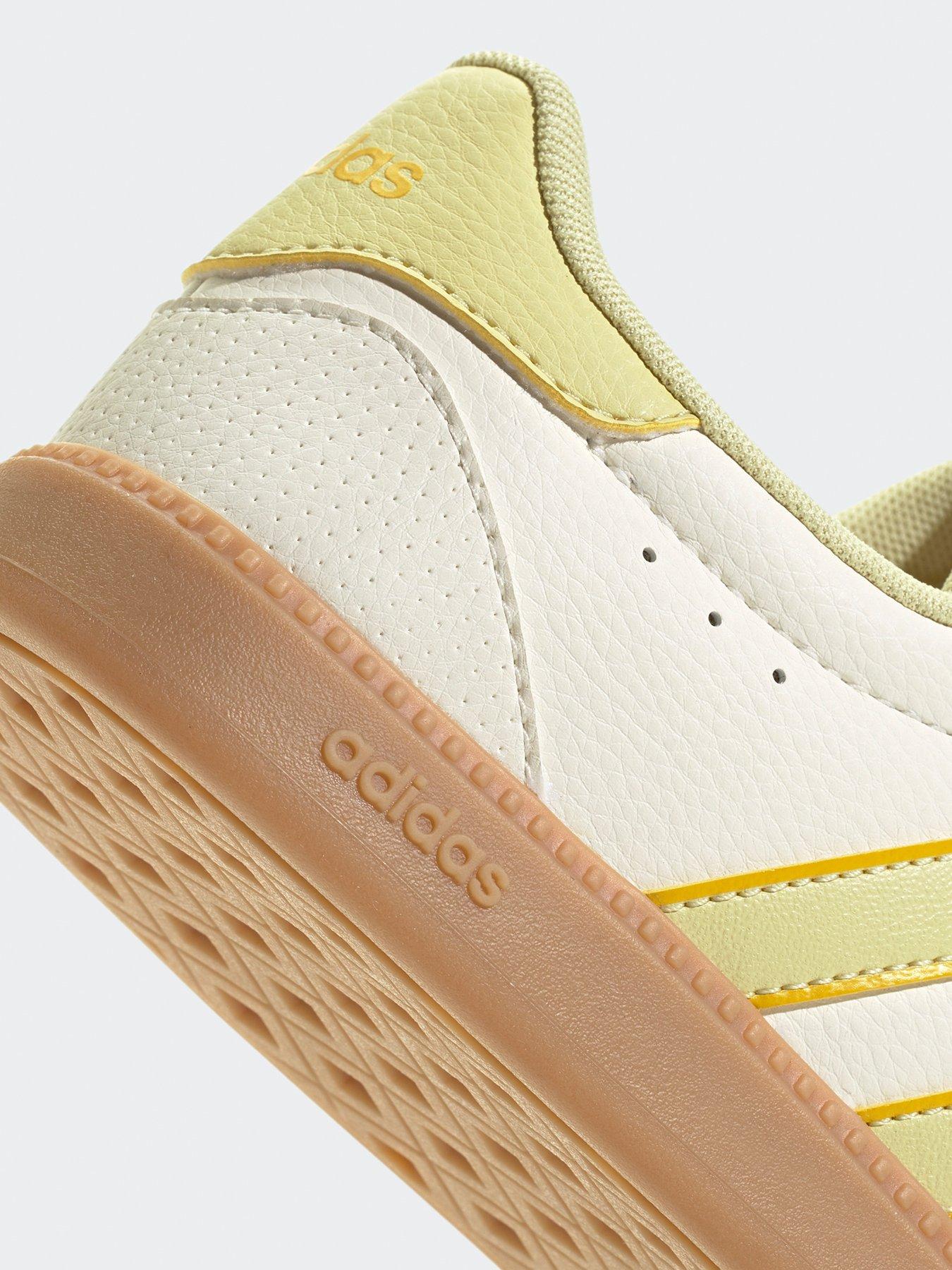 Image 6 of 7 of adidas Sportswear Womens Breaknet Sleek Trainers - Off White/Powder Yellow/Utilit
