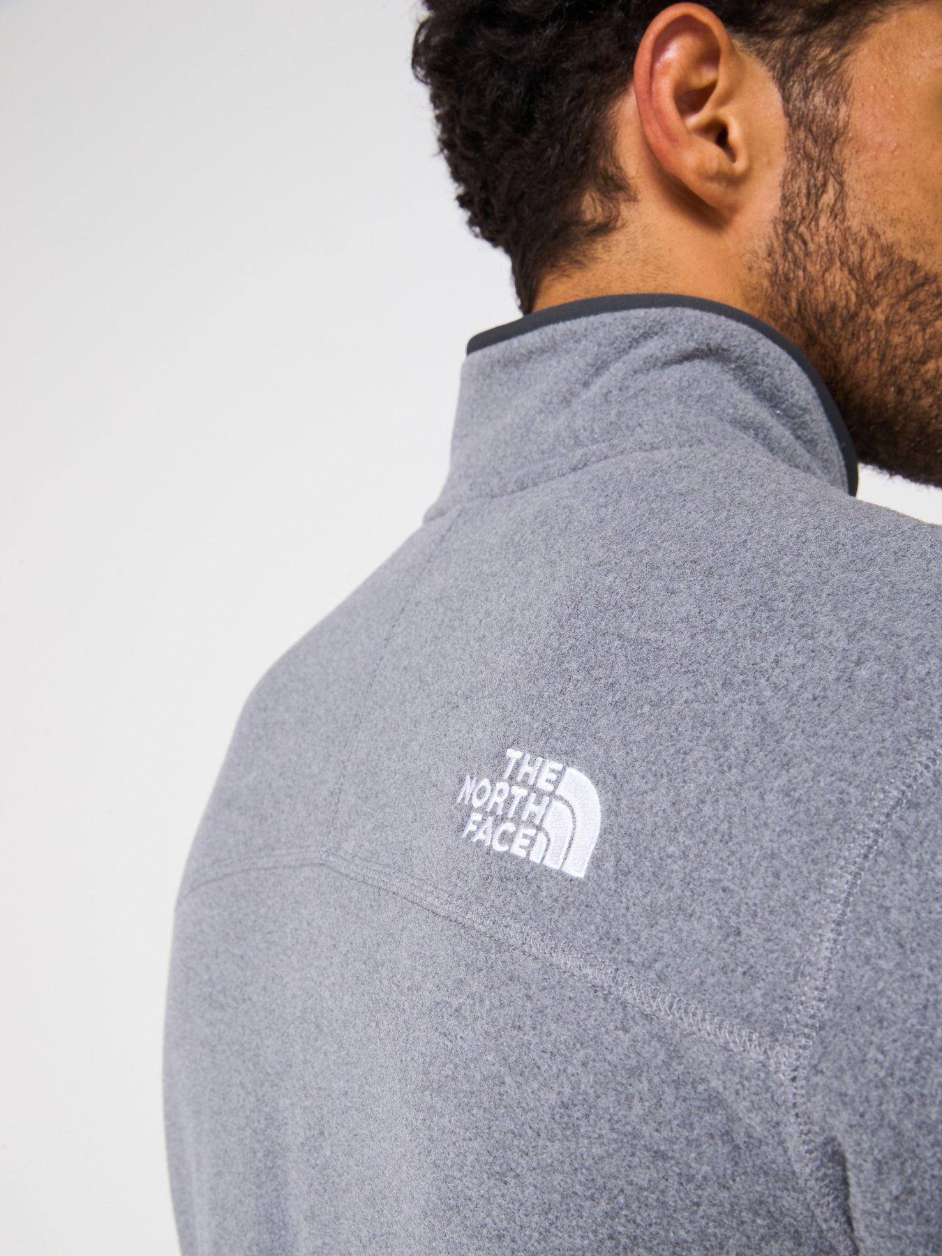 Image 5 of 6 of THE NORTH FACE Men's 100 Glacier 1/4 Zip Fleece - Grey
