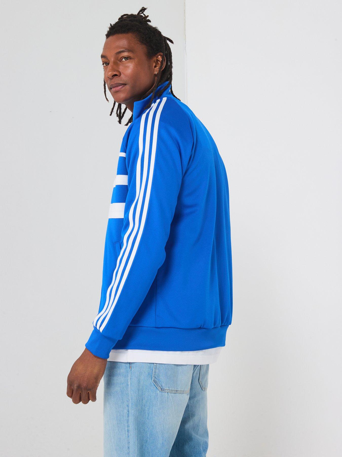 Image 2 of 6 of adidas Originals Men's Track Top - Blue/White