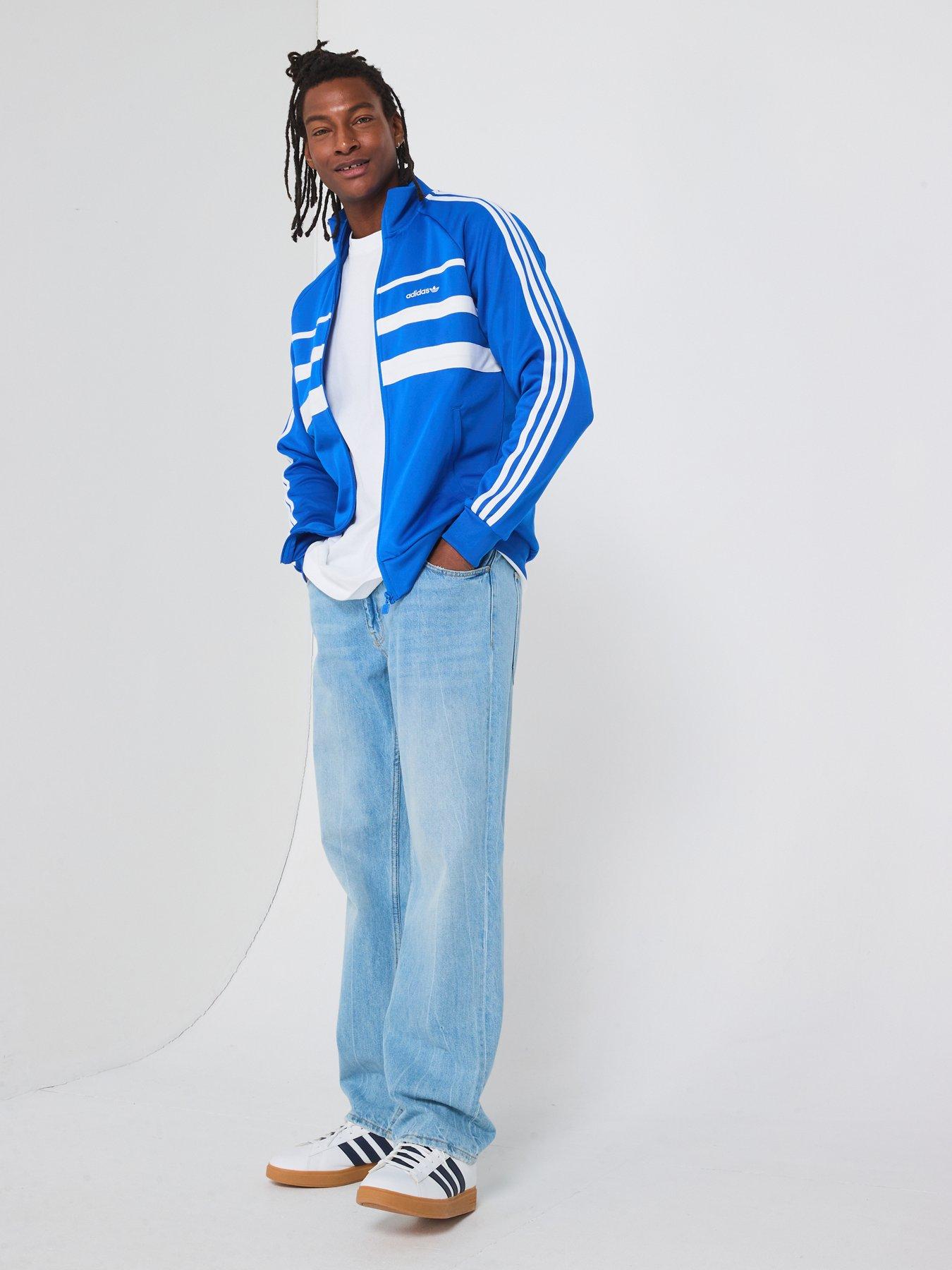 Image 3 of 6 of adidas Originals Men's Track Top - Blue/White
