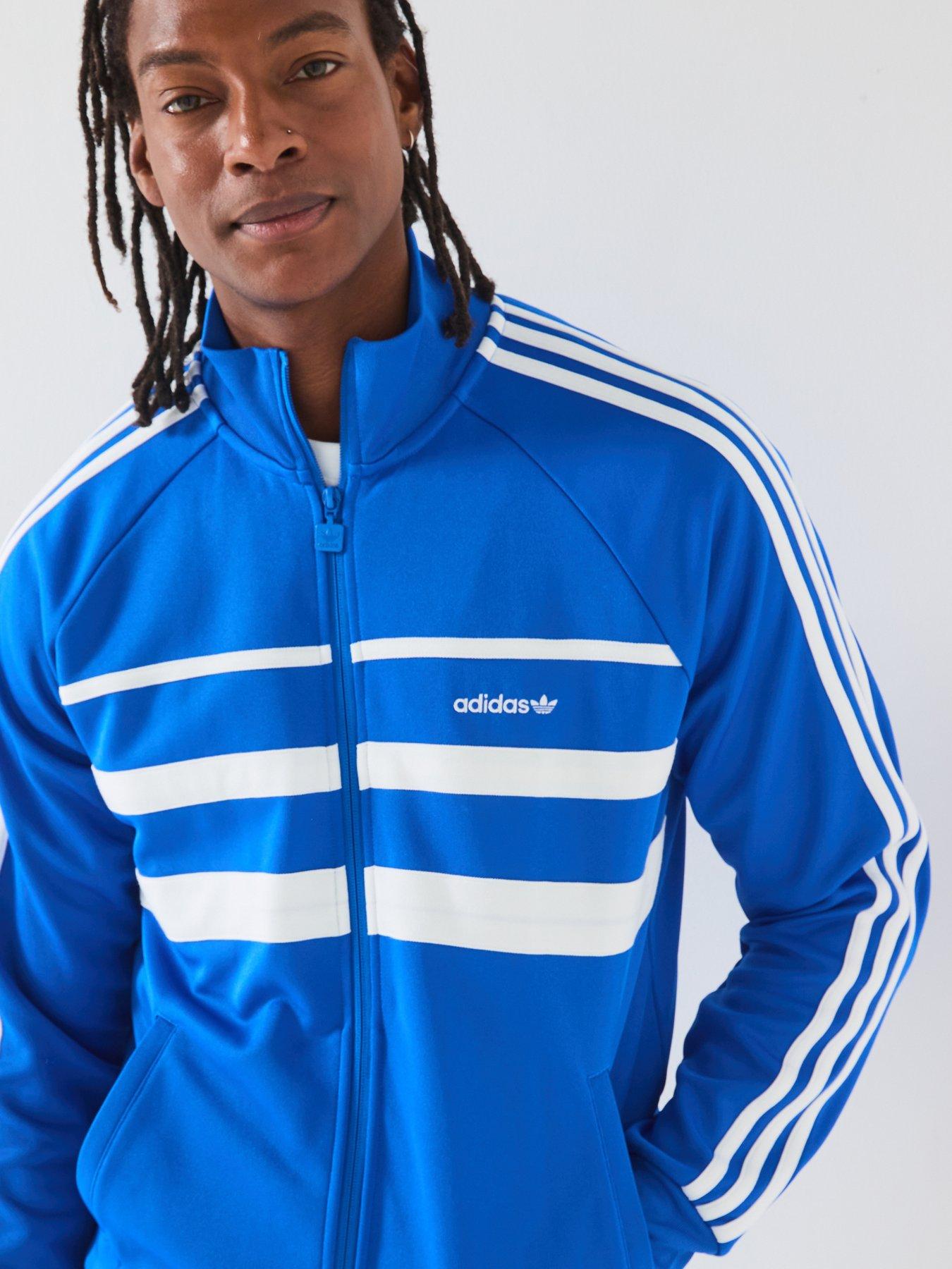 Image 4 of 6 of adidas Originals Men's Track Top - Blue/White