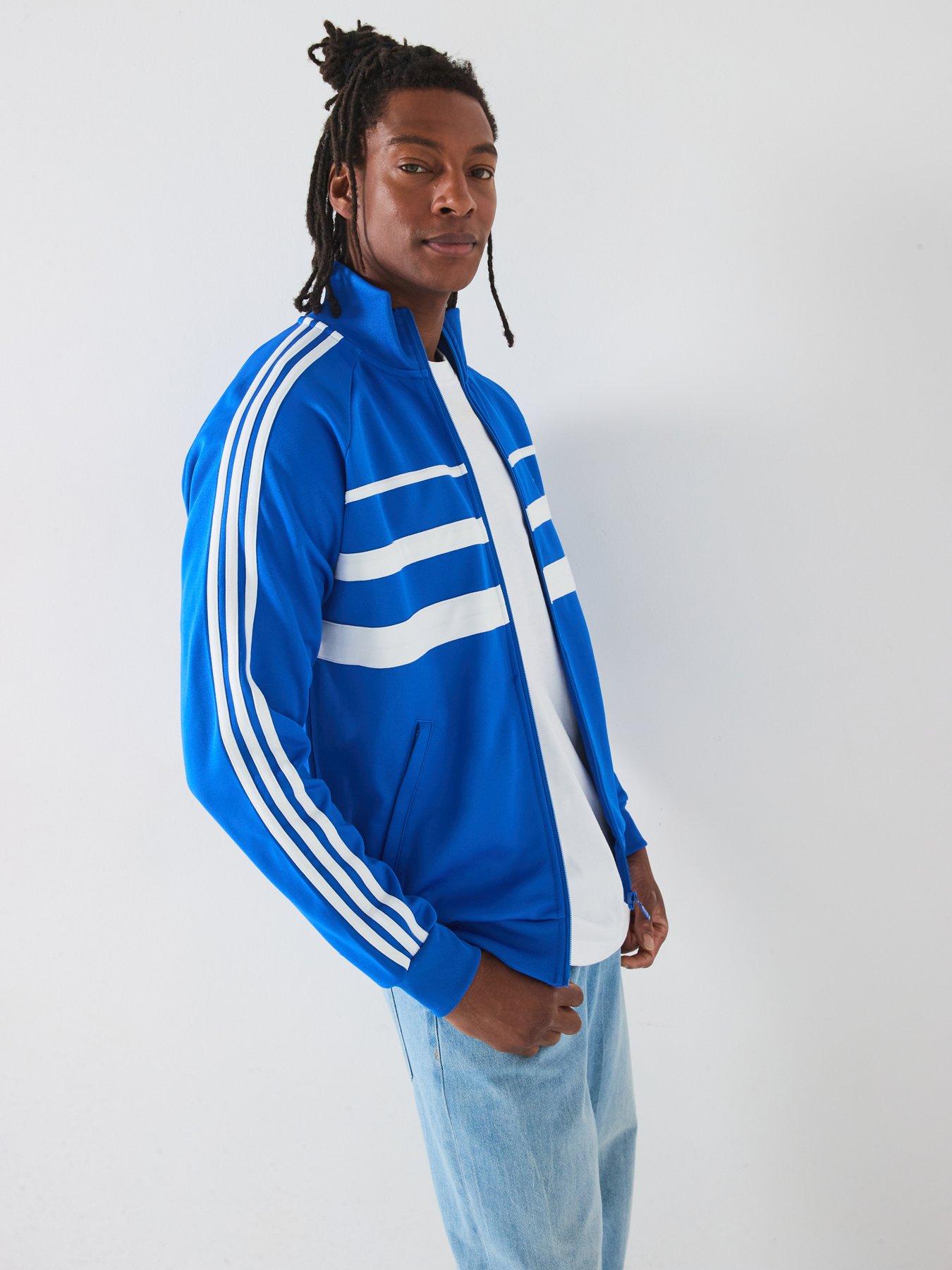 Image 5 of 6 of adidas Originals Men's Track Top - Blue/White