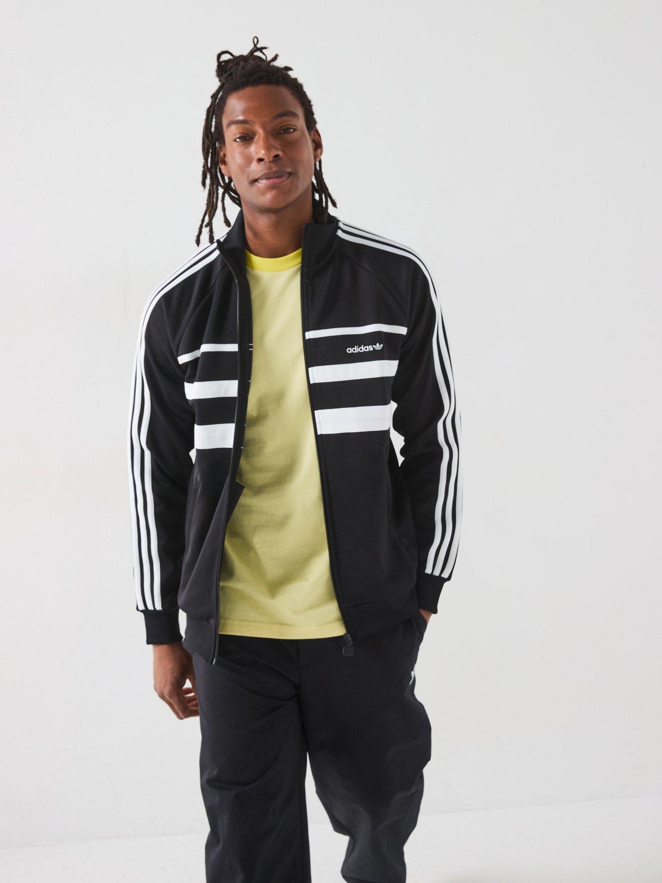 undefined Men's Track Top - Black/White