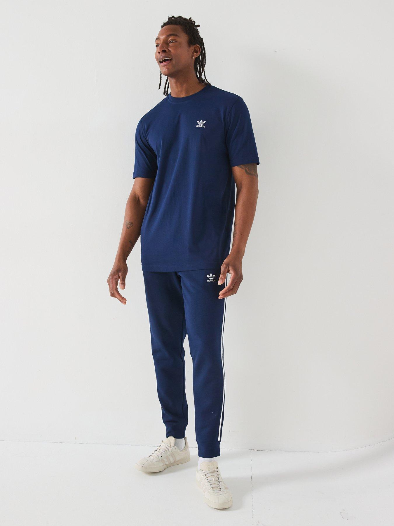 Image 3 of 6 of adidas Originals Mens Adicolor 3-stripe Pant - Navy