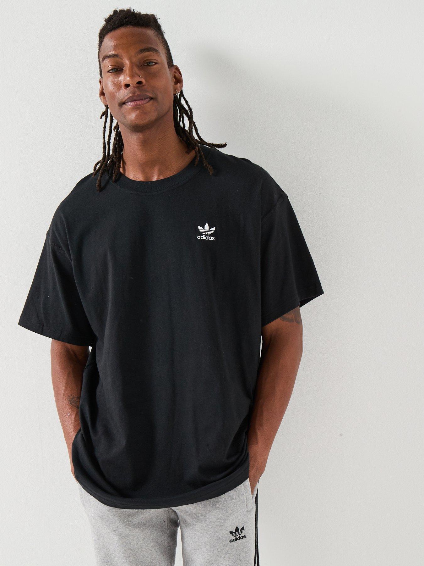 adidas Originals Mens Essentials Oversized T-Shirt - Black