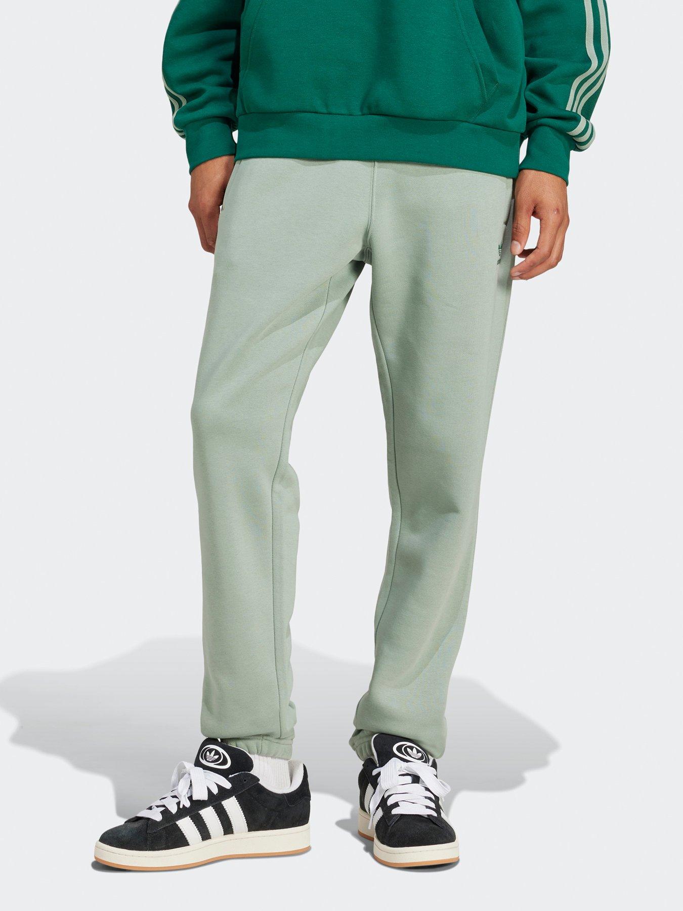 undefined Men's Trefoil Essentials Pants - Silver Green