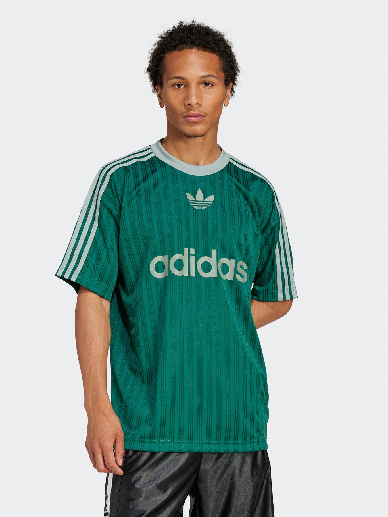 undefined Men's Adicolor Poly T-Shirt - Collegiate Green