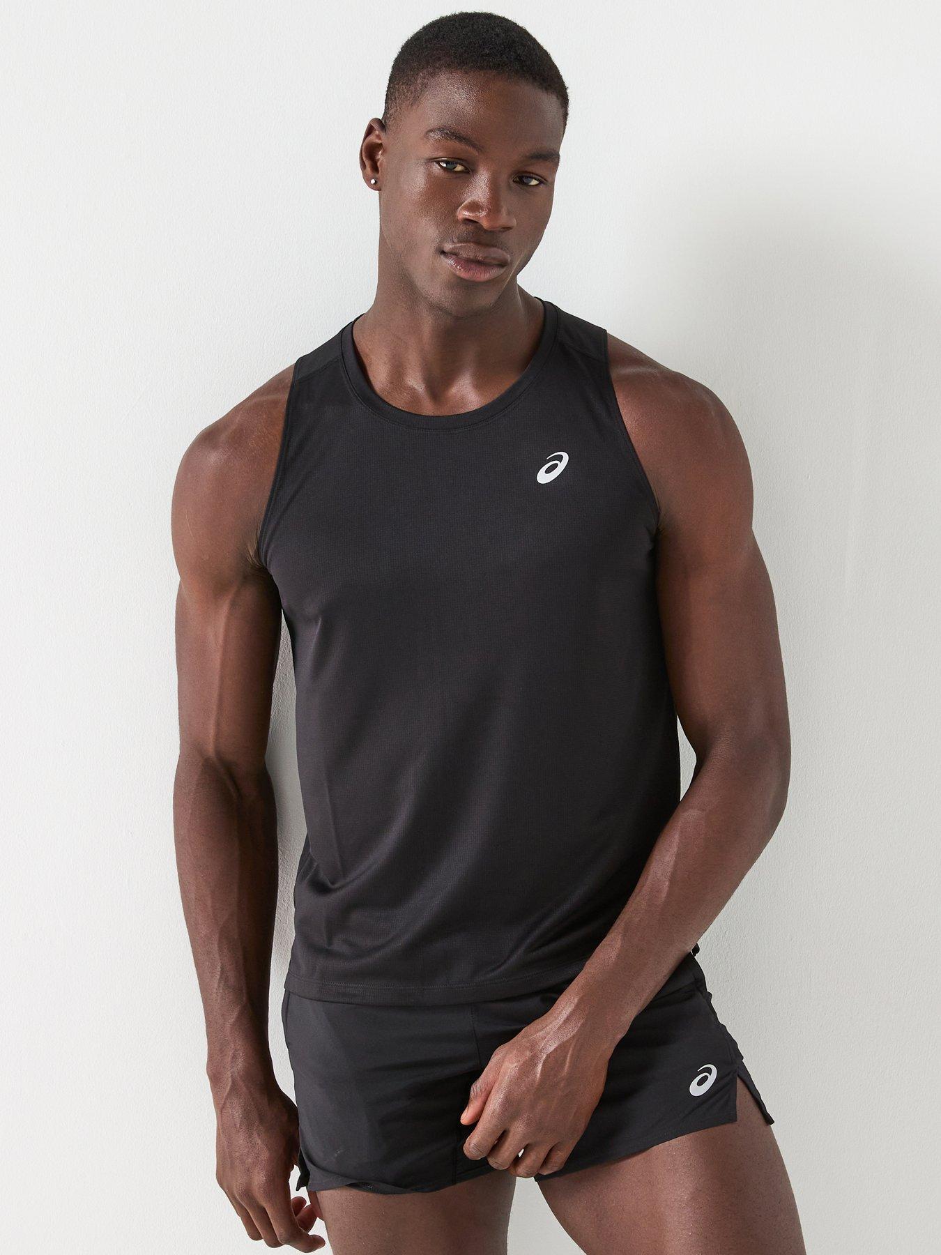 Asics Mens Running Core Singlet - Black