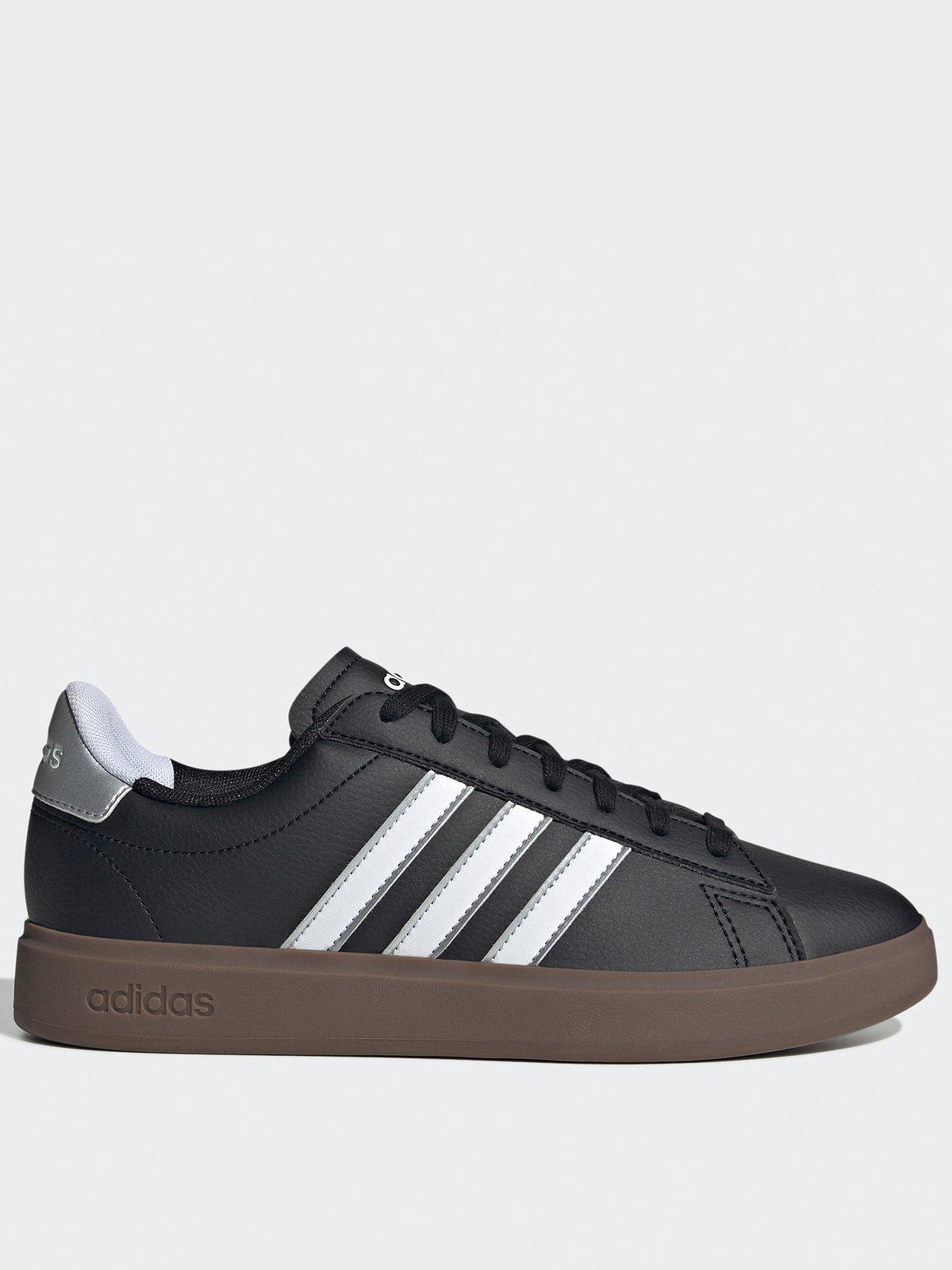 undefined Womens Grand Court 20 Trainers - Black/Silver/White
