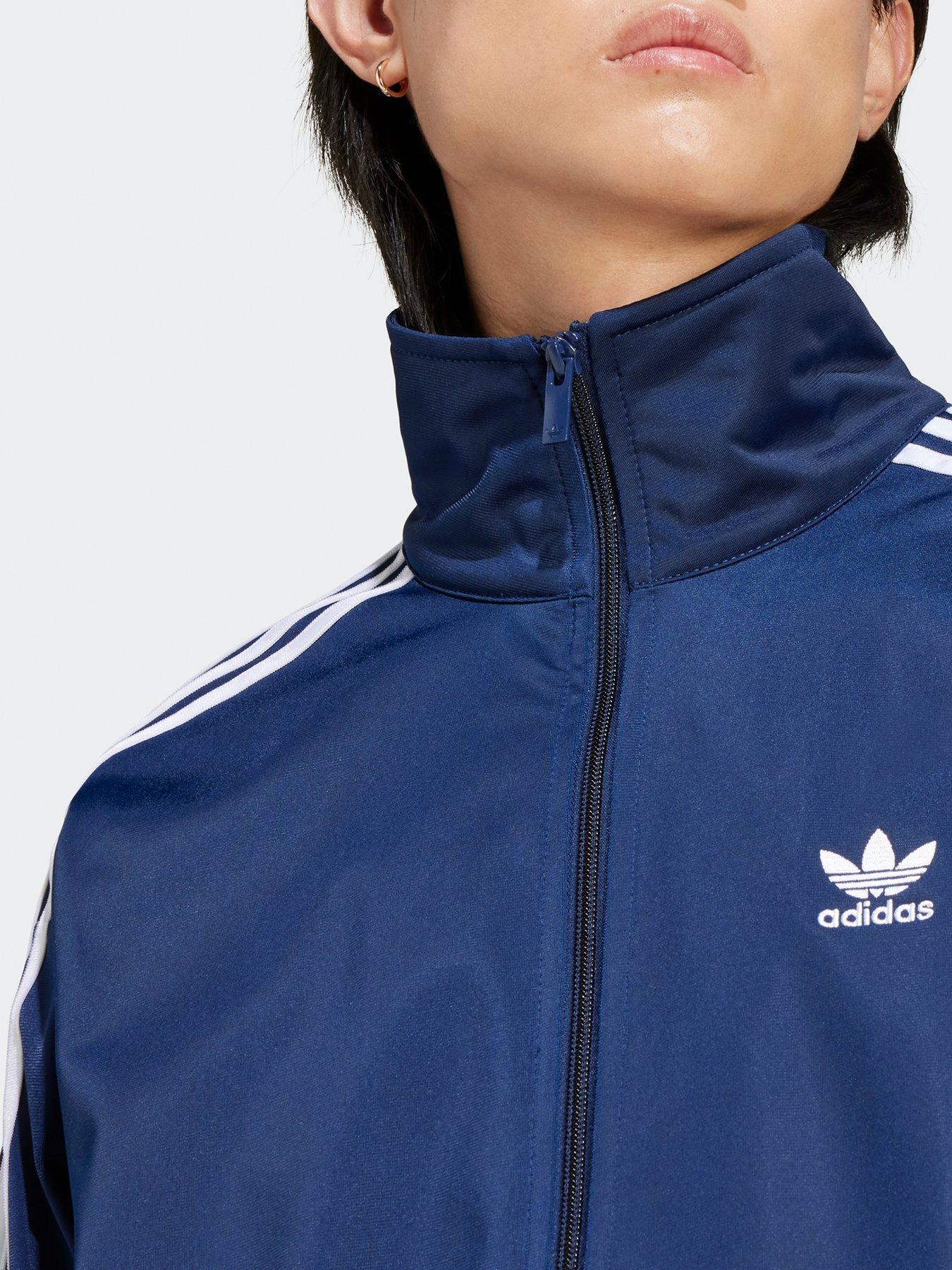 adidas Originals Mens Firebird Track Top Navy Very