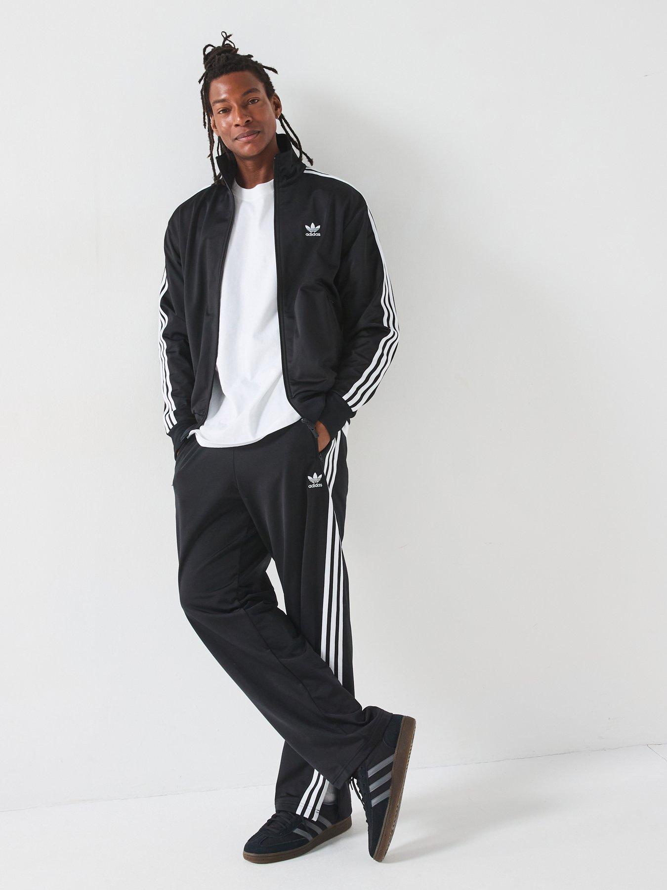 Image 3 of 6 of adidas Originals Mens Firebird Tracksuit&nbsp;Top - Black - Black/White