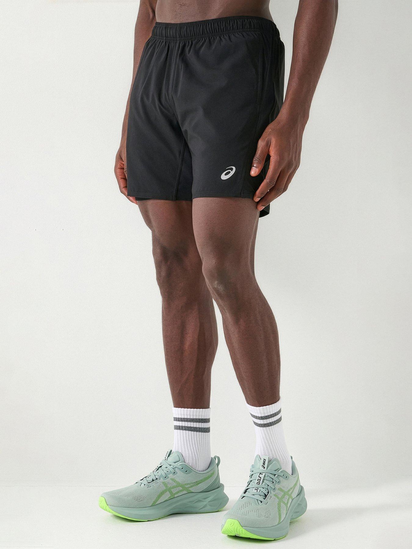 Asics Mens Running Core 2-in-1 7inch Short - Black