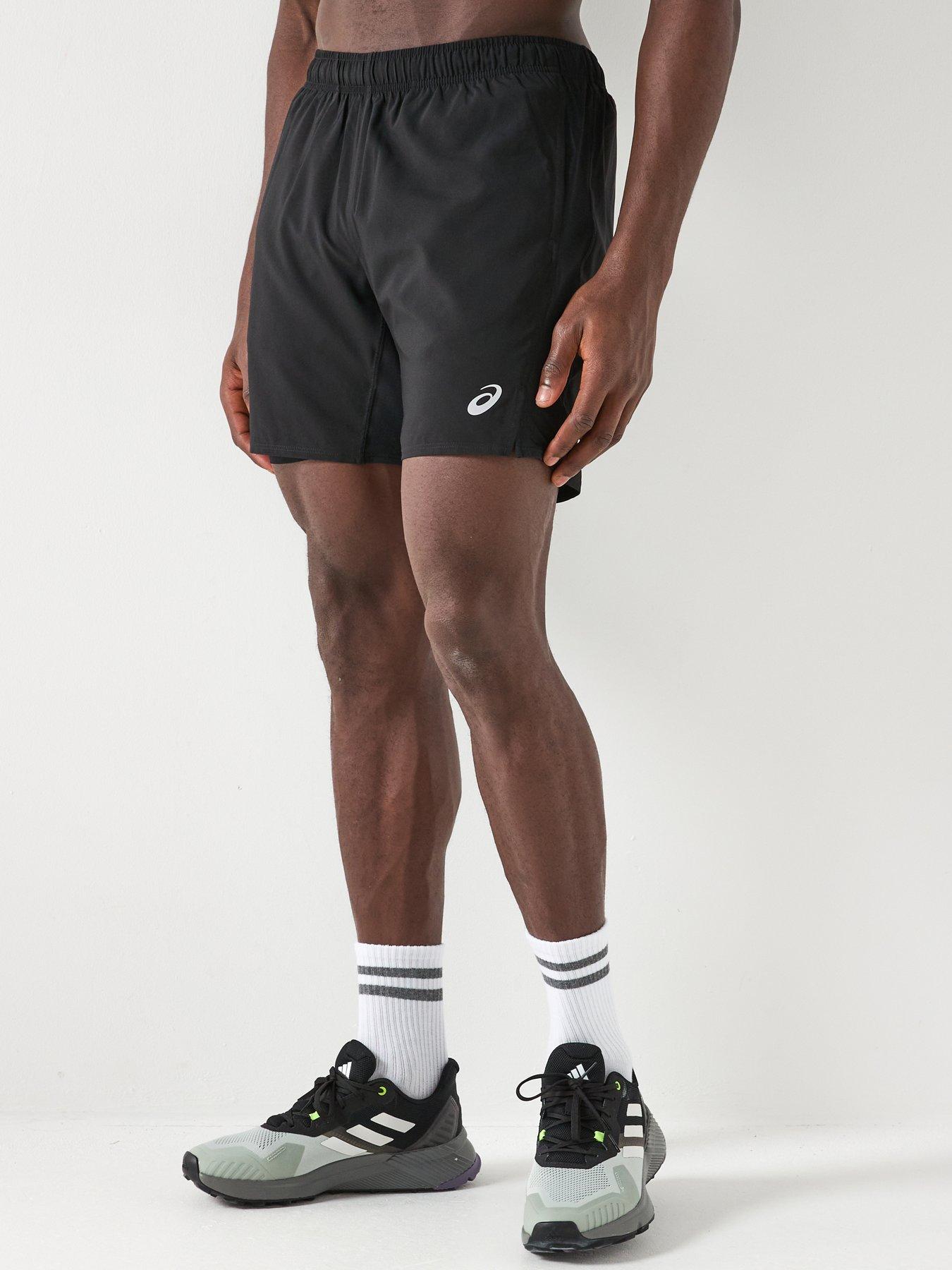 Asics Mens Running Core 2-in-1 7inch Short - Black