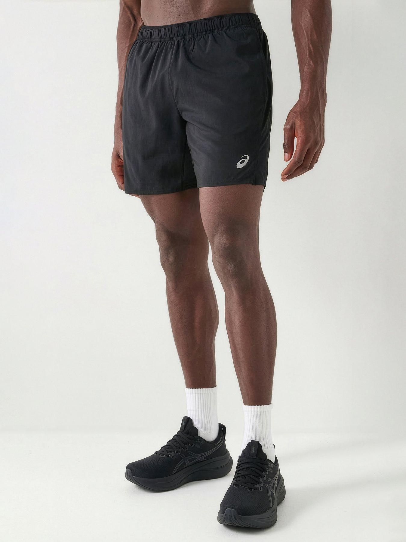 Asics Mens Running Core 7inch Shorts - Black