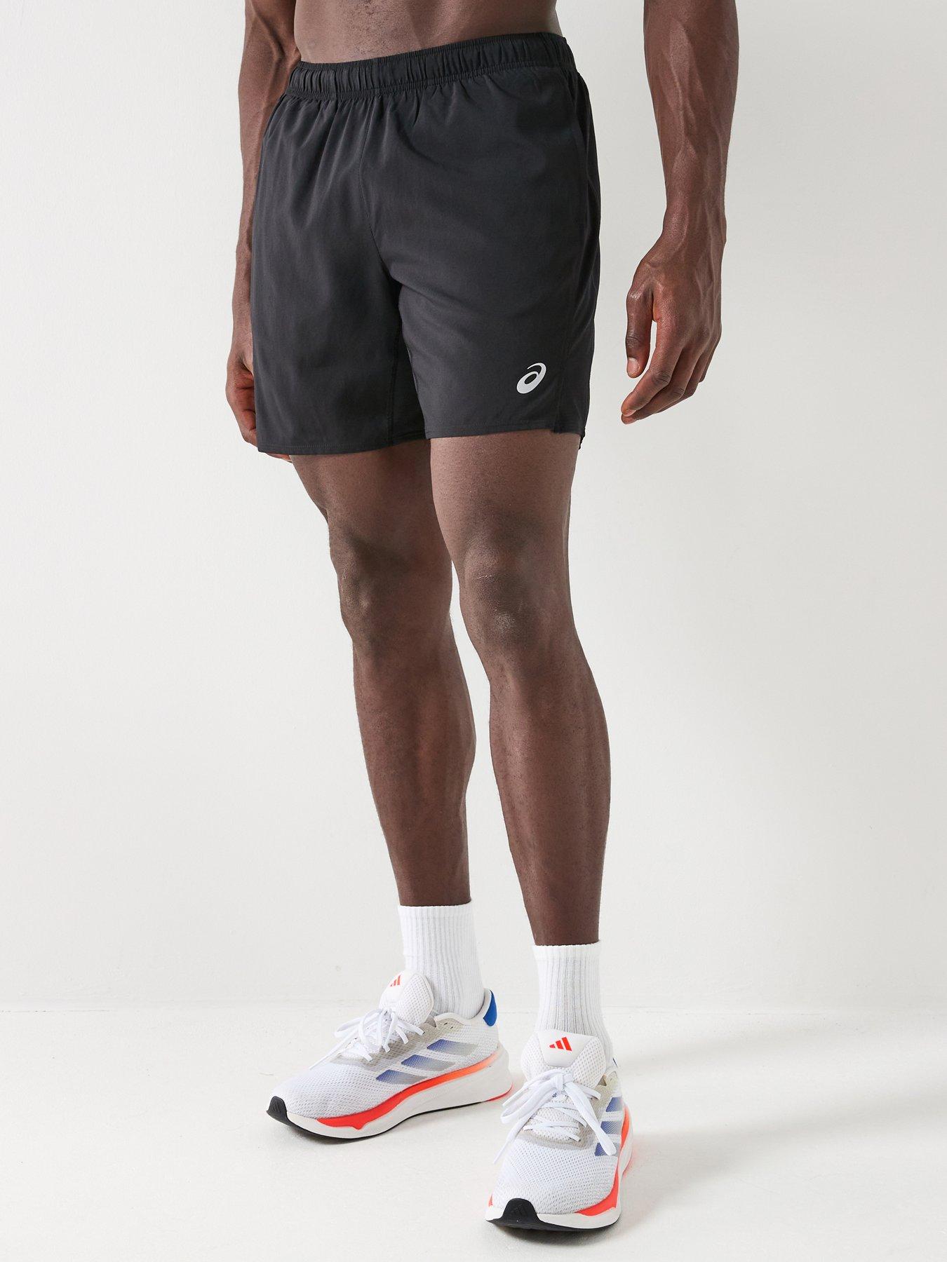 Asics Mens Running Core 7inch Shorts - Black