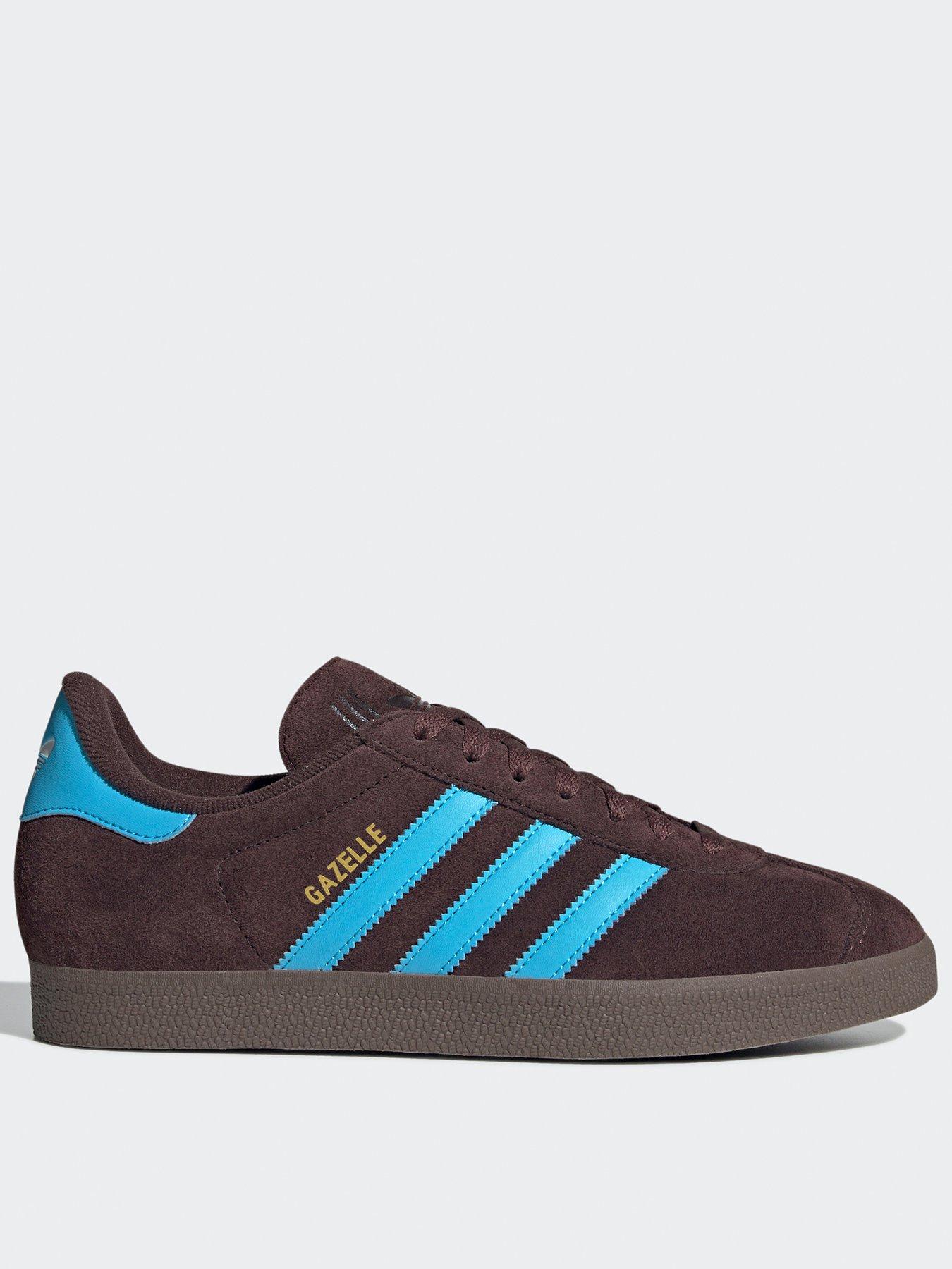 adidas Originals Mens Gazelle Trainers Brown Very
