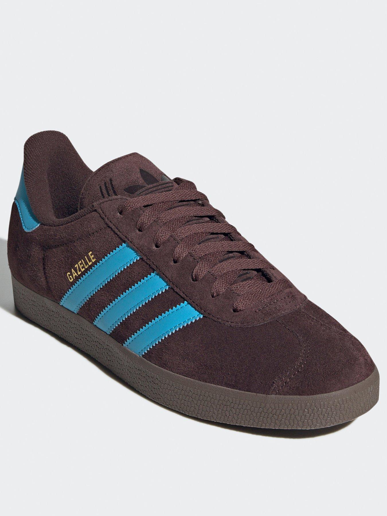 Mens Gazelle Trainers Brown