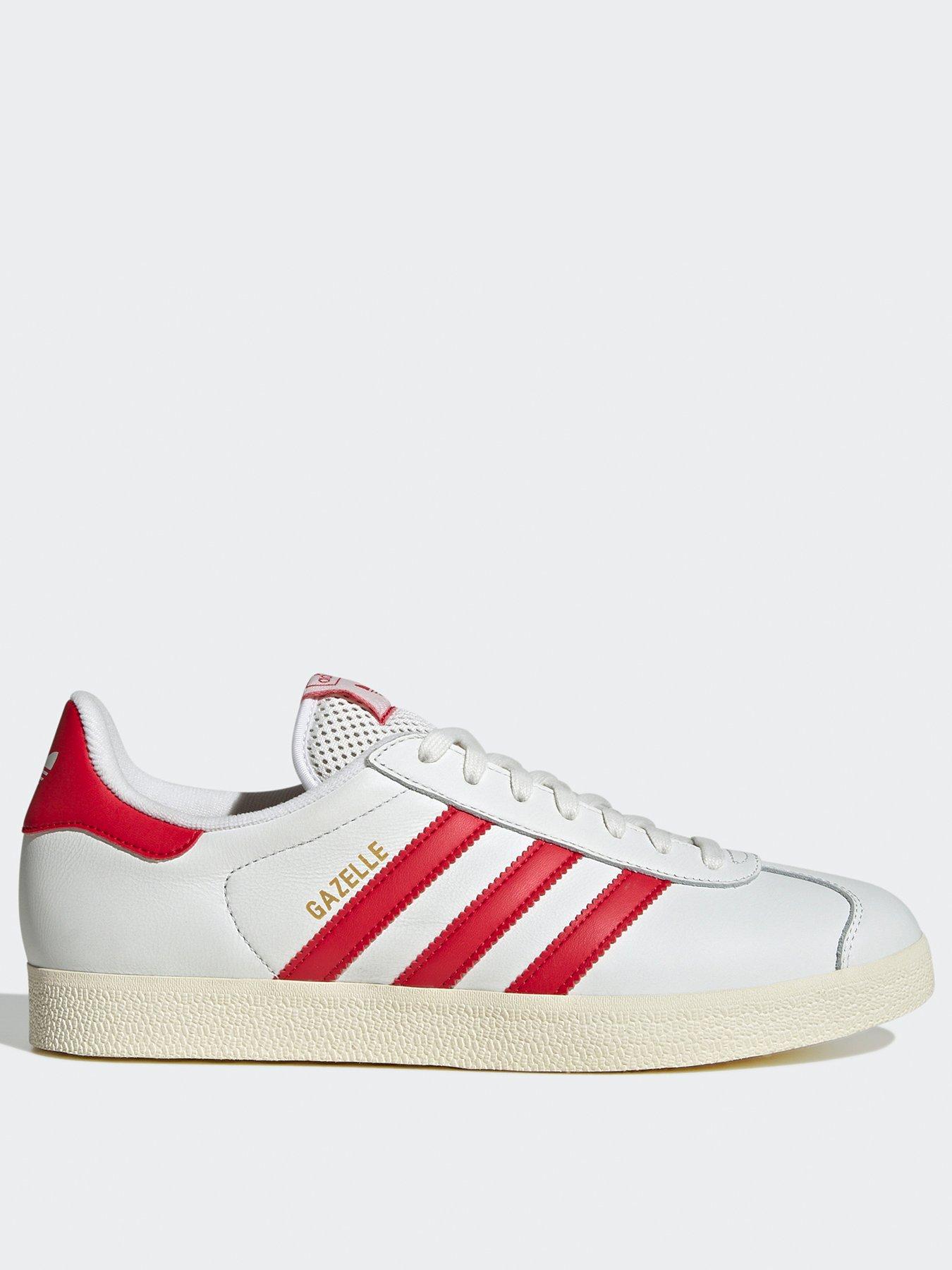 adidas Originals Unisex Gazelle Trainers White Very