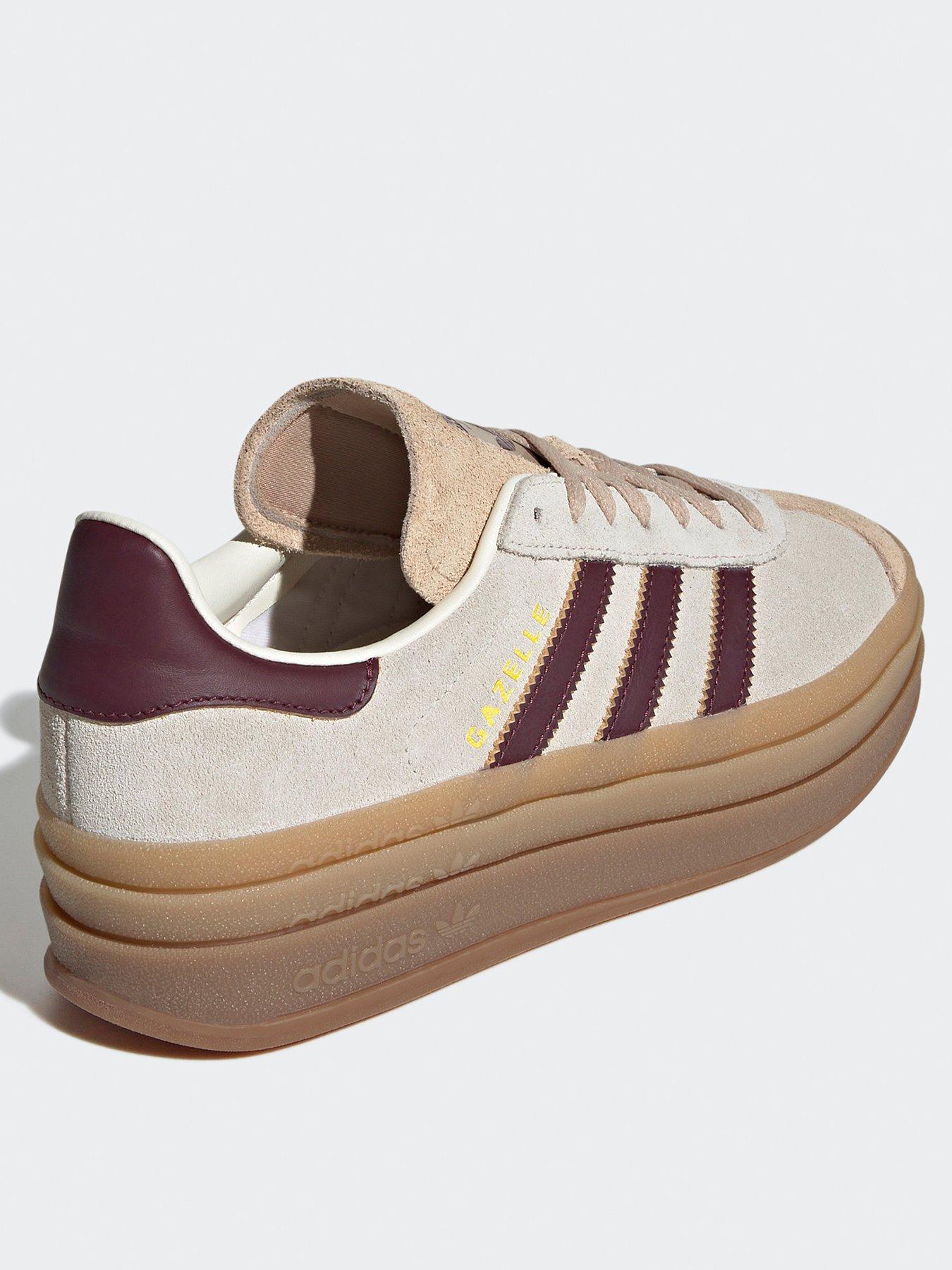 Image 3 of 8 of adidas Originals Womens Gazelle Bold Trainers - Beige