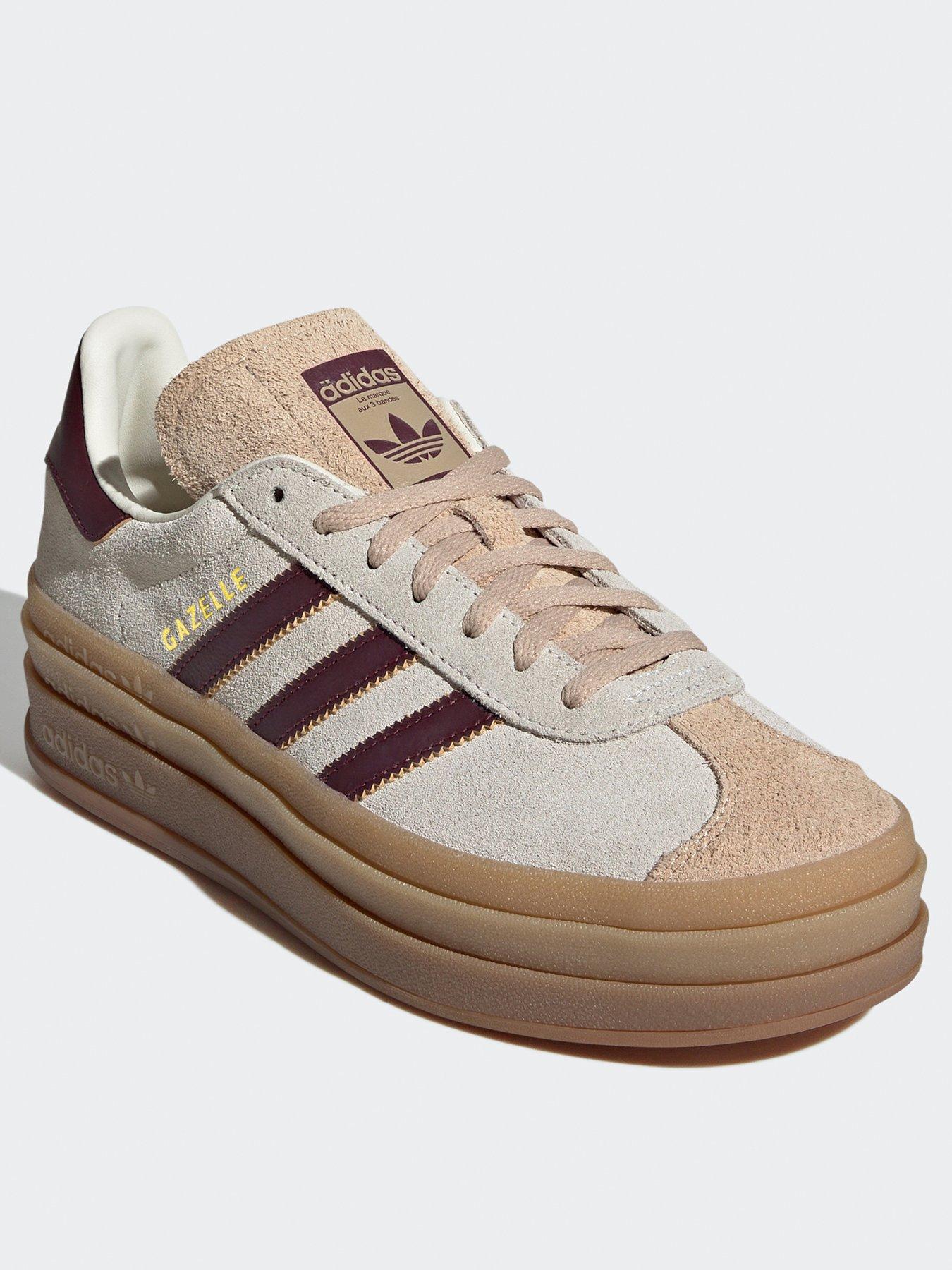 Image 4 of 8 of adidas Originals Womens Gazelle Bold Trainers - Beige