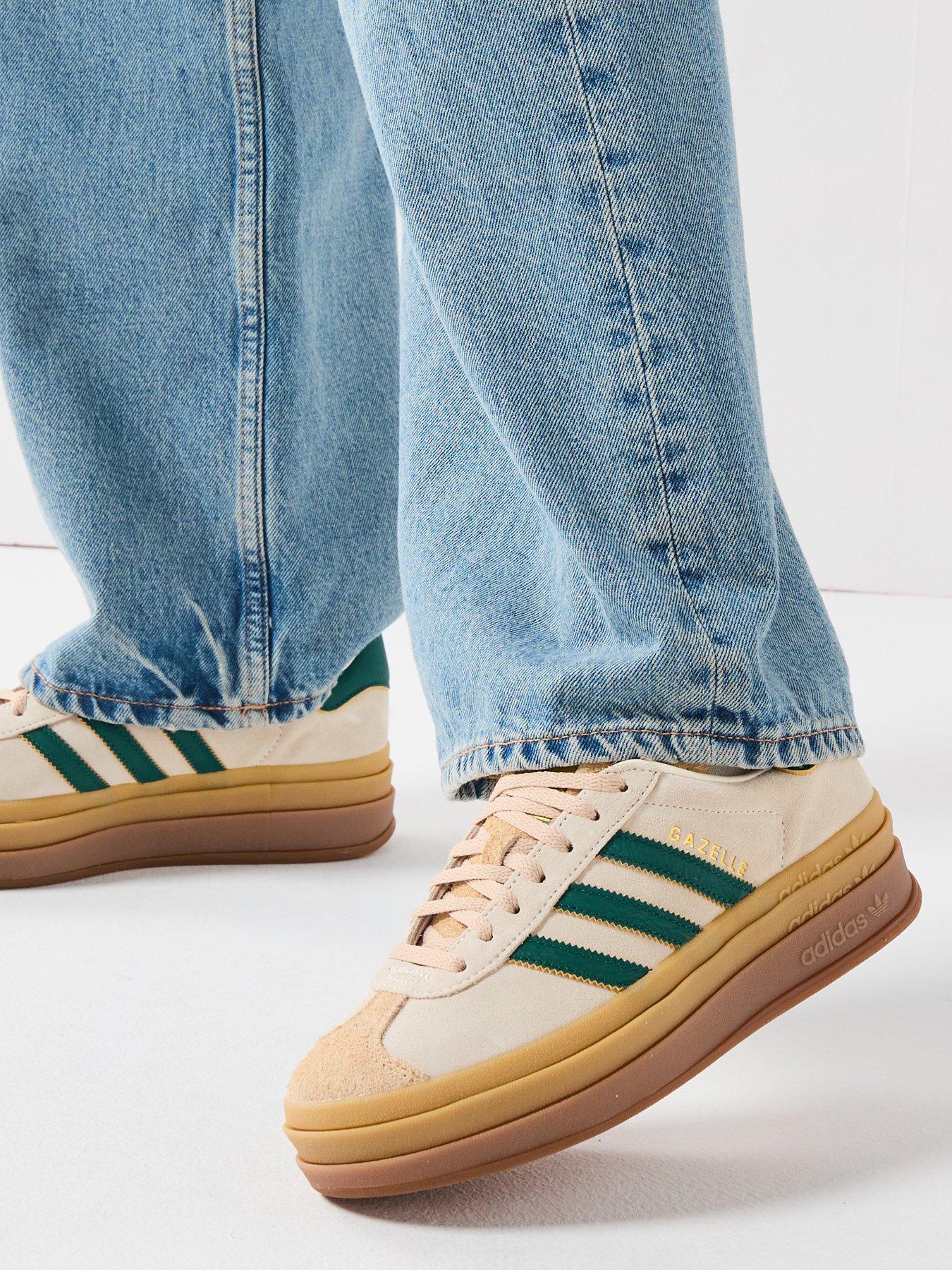 adidas Originals Womens Gazelle Bold Trainers Beige Very