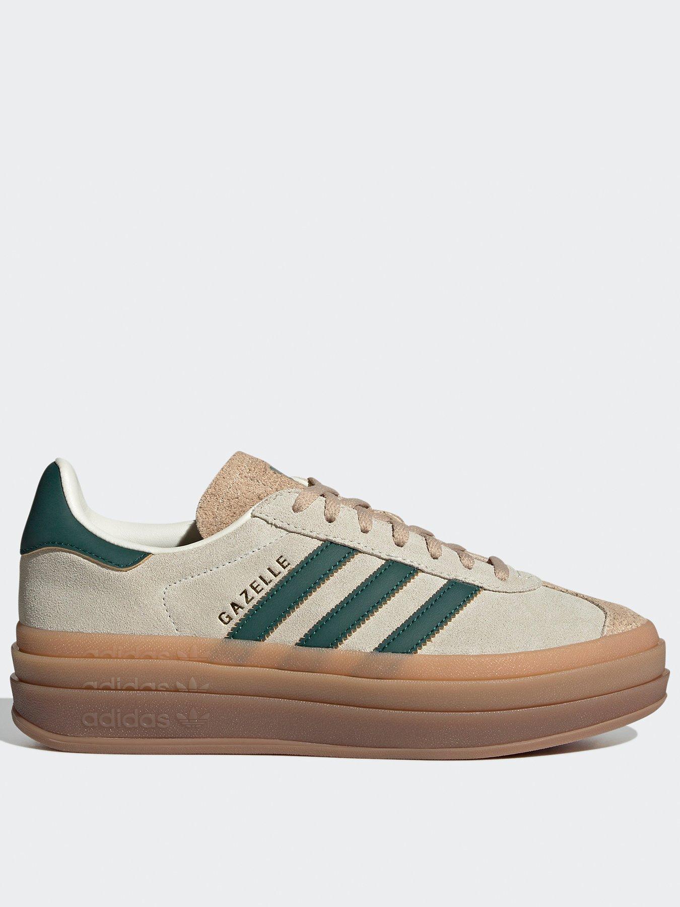 Image 1 of 7 of adidas Originals Womens Gazelle Bold Trainers - Beige