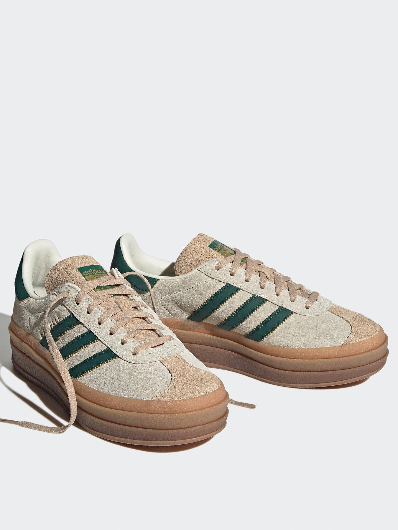 Image 2 of 7 of adidas Originals Womens Gazelle Bold Trainers - Beige