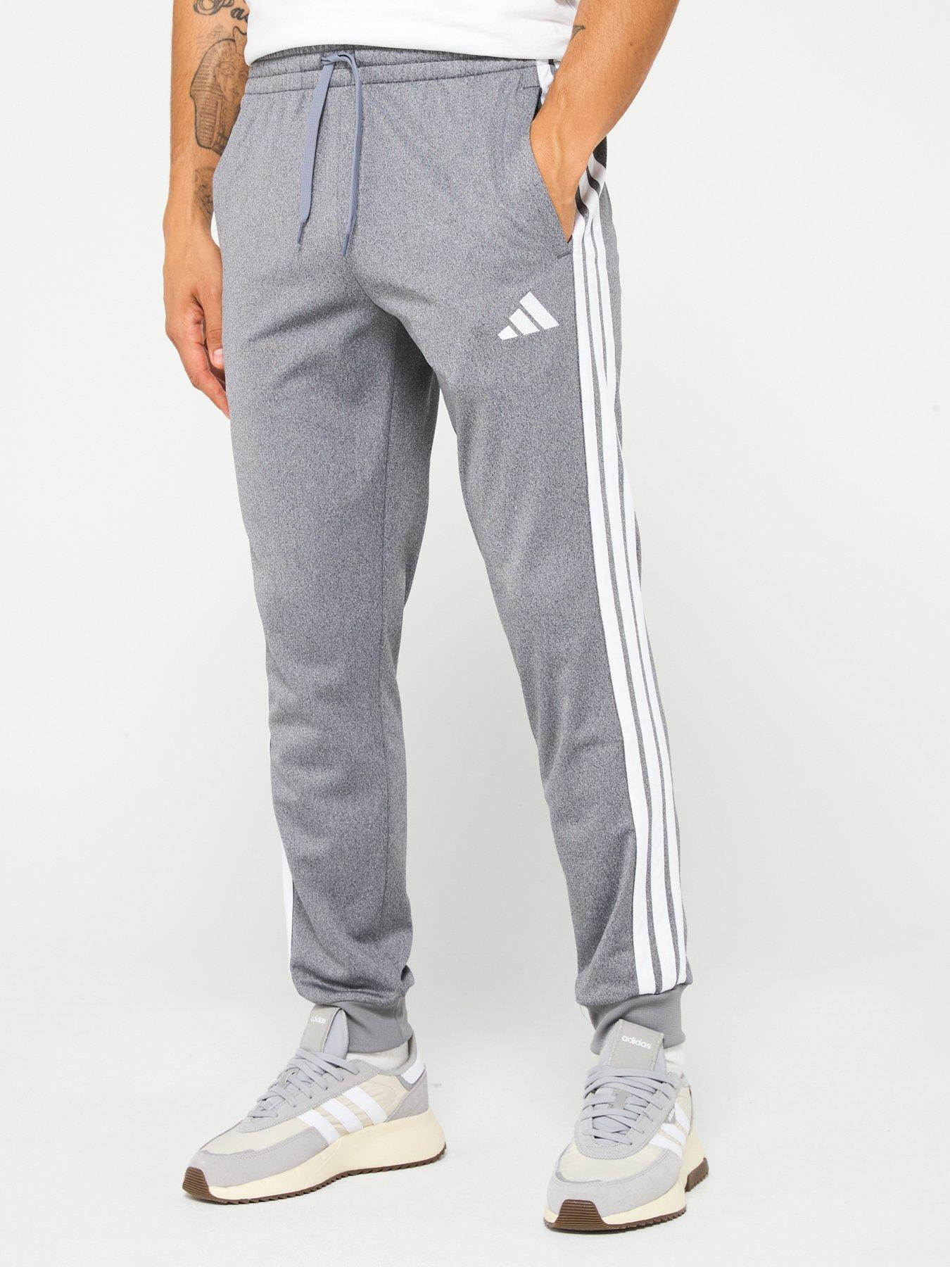 undefined Men's Mélange Tricot Tracksuit Bottoms - Black