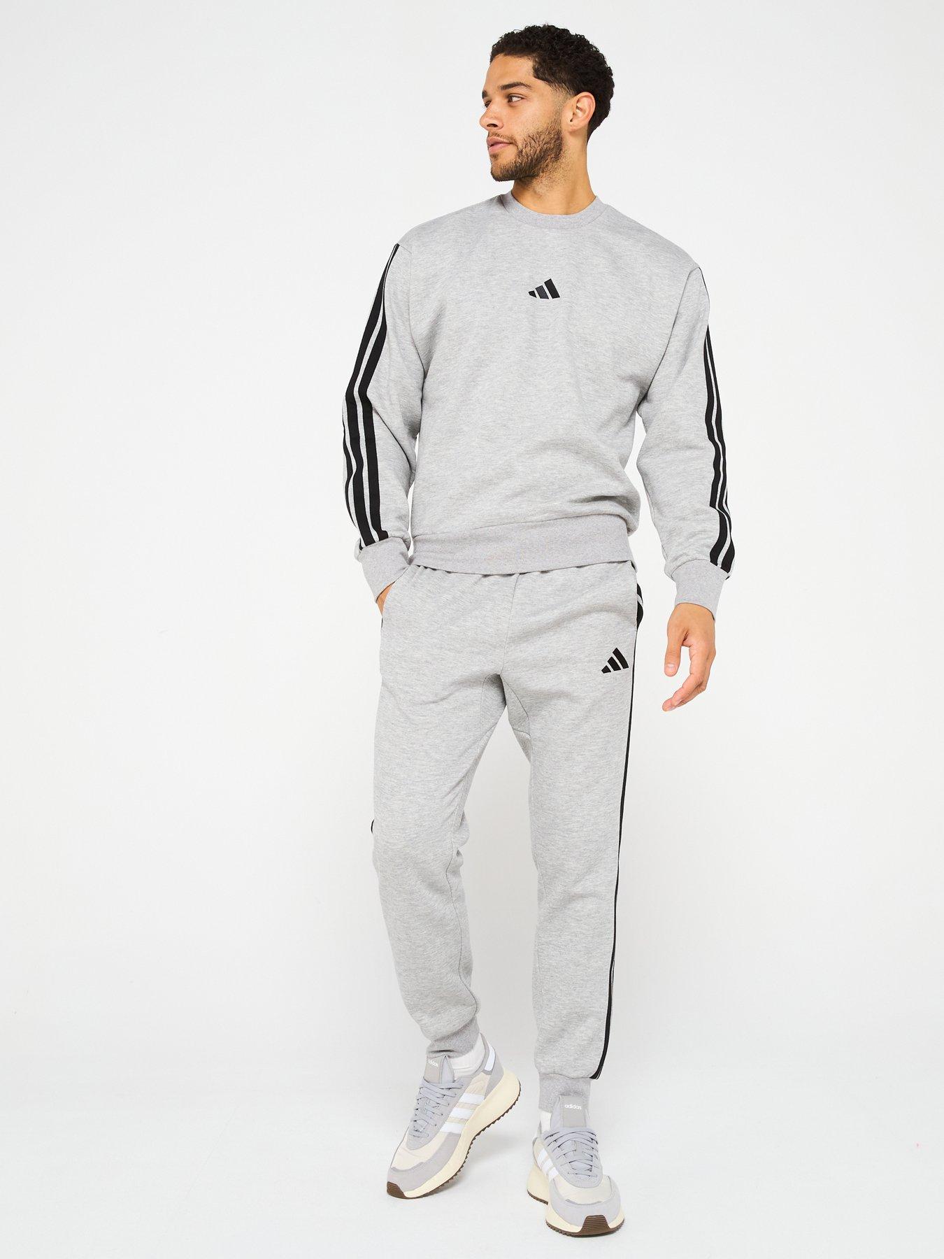 adidas Men's 3-Stripe Fleece Jogger Pants