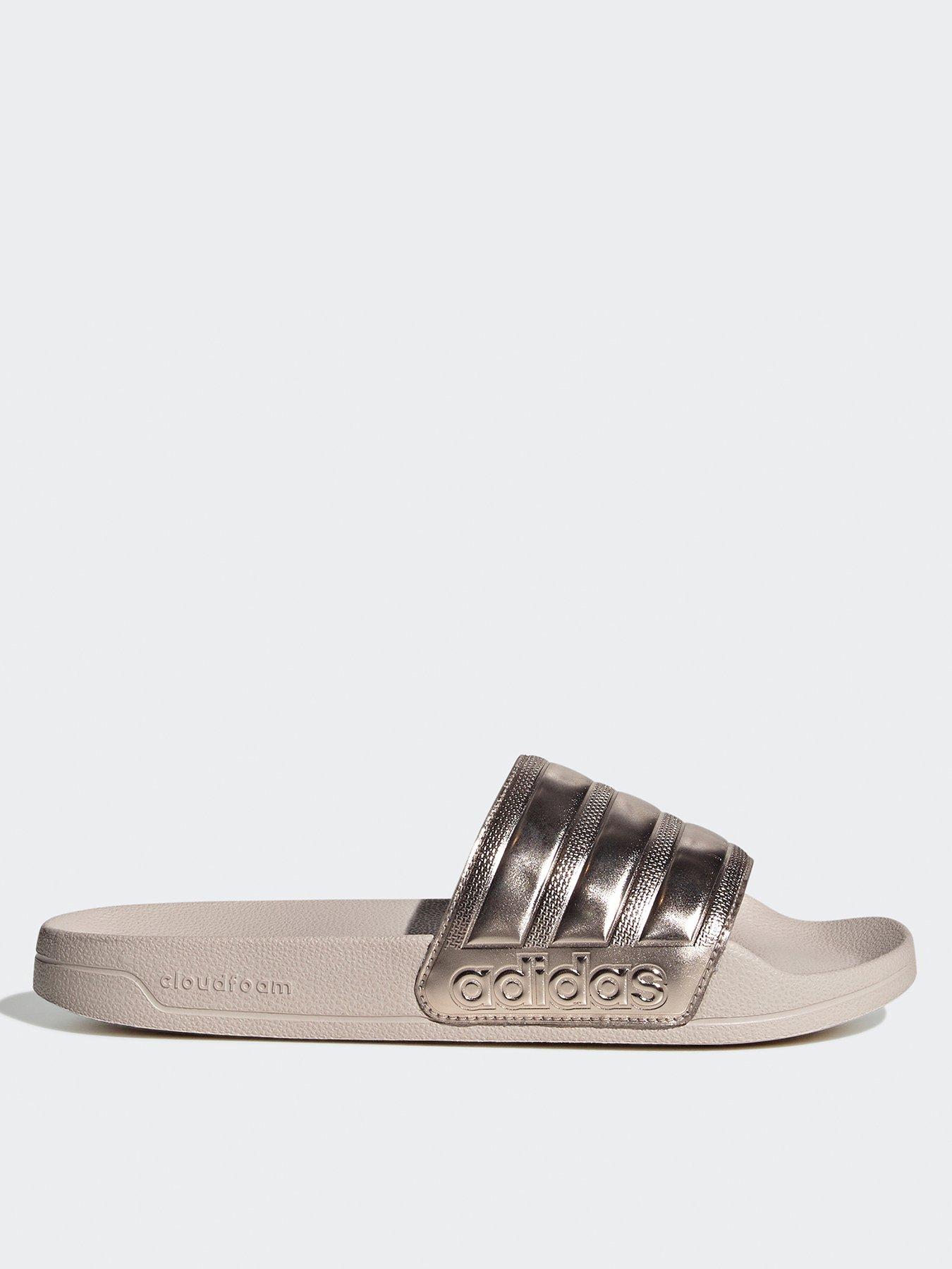 adidas Sportswear Mens Unisex Adilette Shower Sliders - Beige
