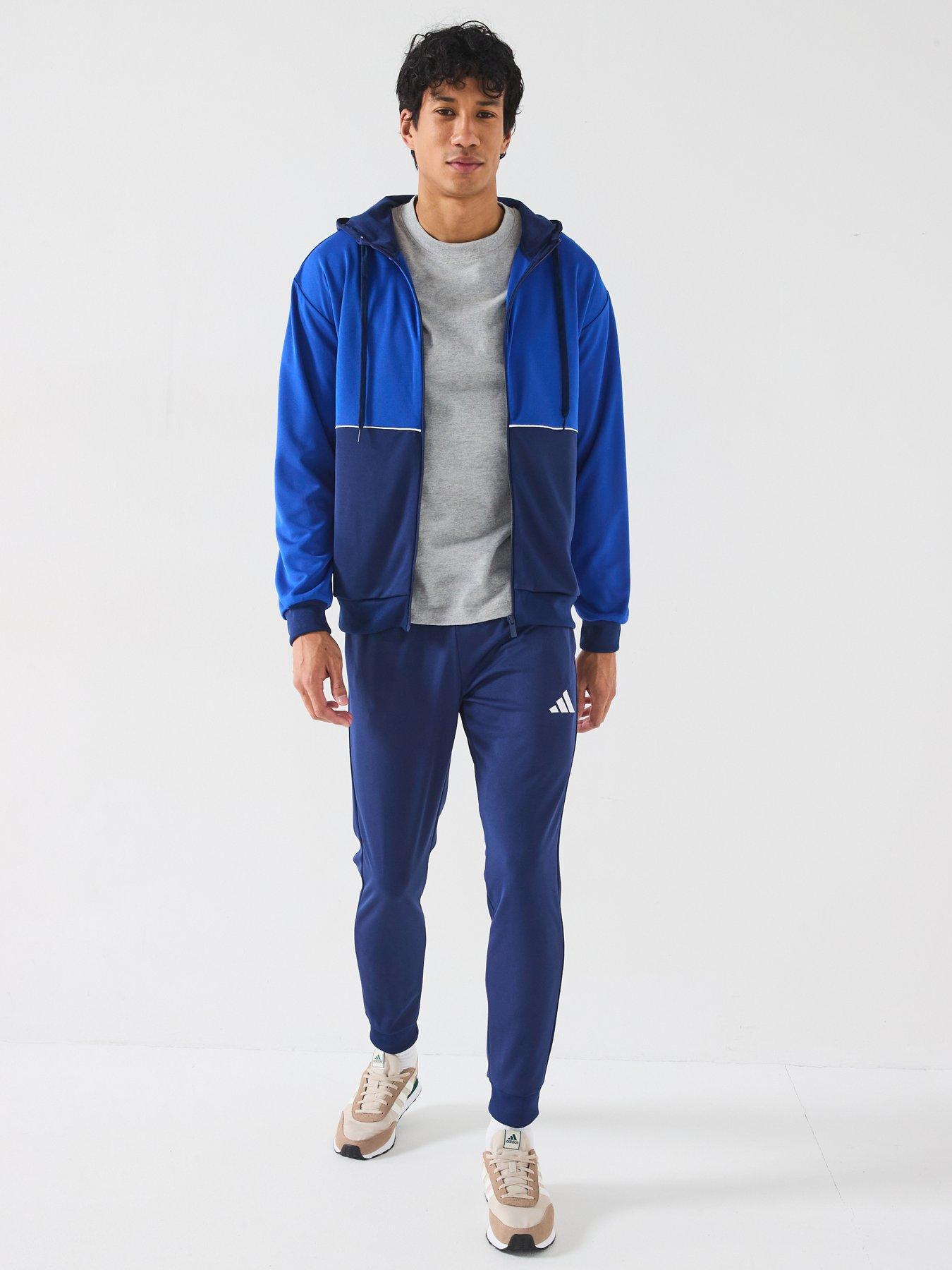 undefined Mens Sportswear Colorblock Tracksuit - Blue