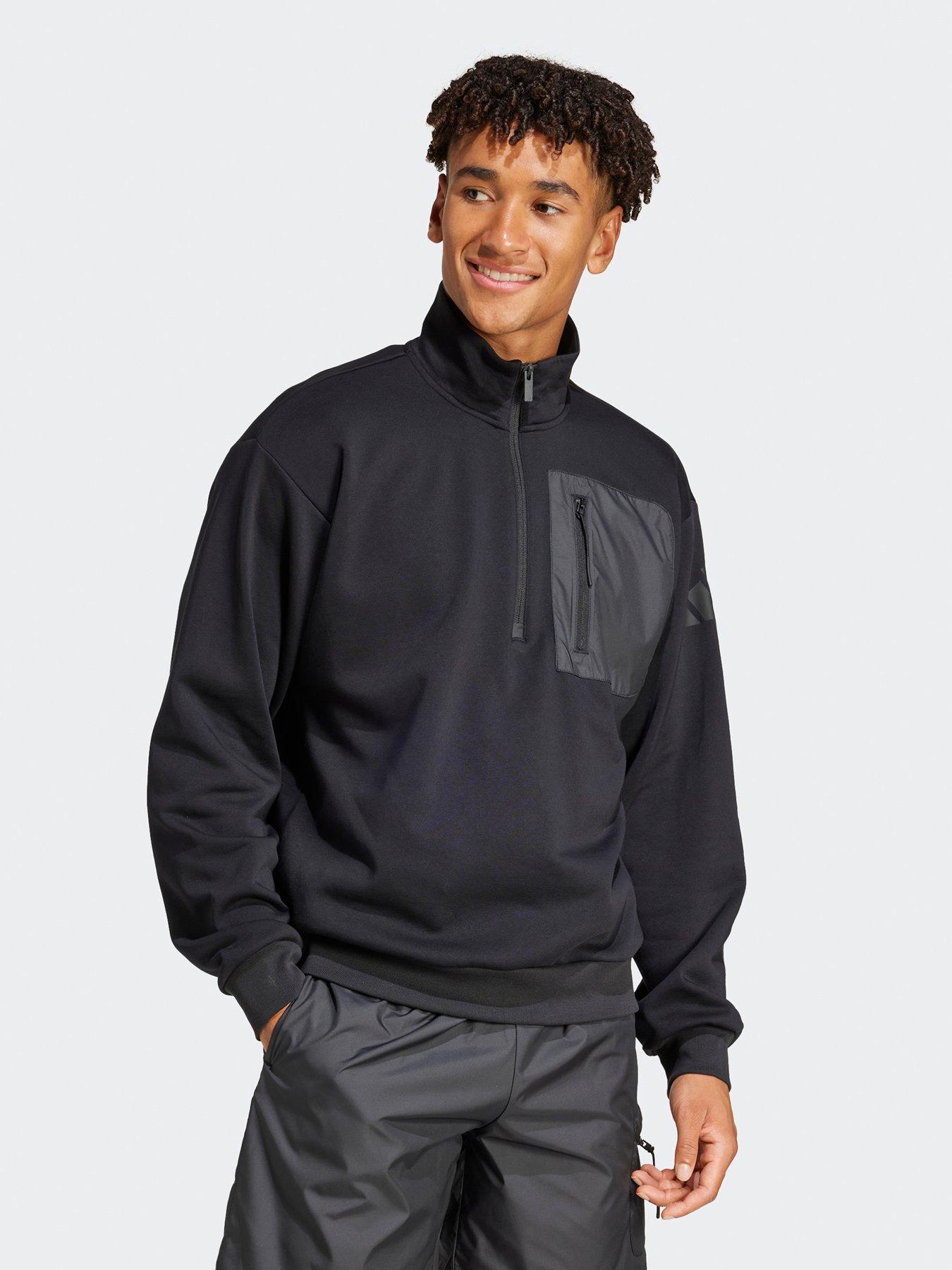 undefined Men's City Escape Half-Zip Fleece Top - Black