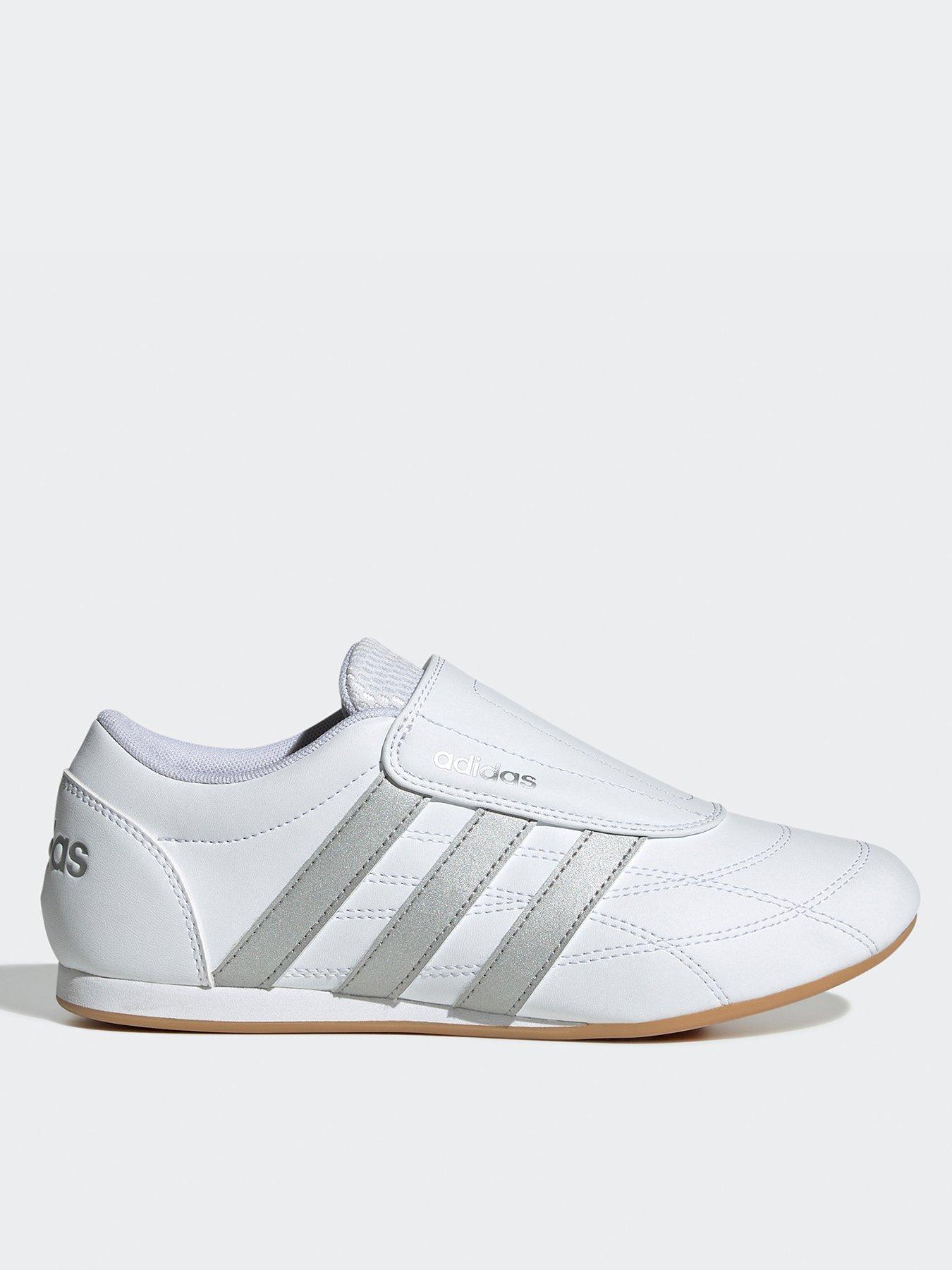 undefined Womens Tekwen Trainers - White - White/Silver