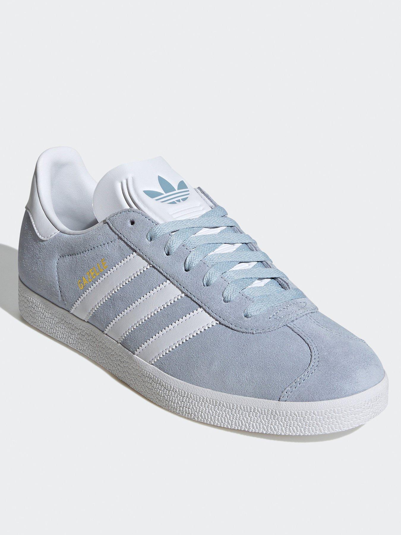 Image 3 of 6 of adidas Originals Unisex Gazelle Trainers - Blue/White/Gold Metallic