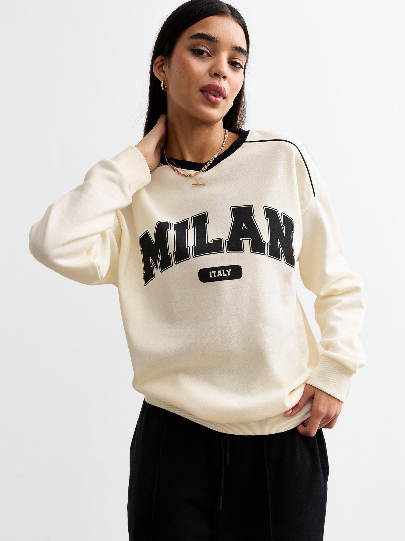 undefined Milan Football Sweatshirt - Off White