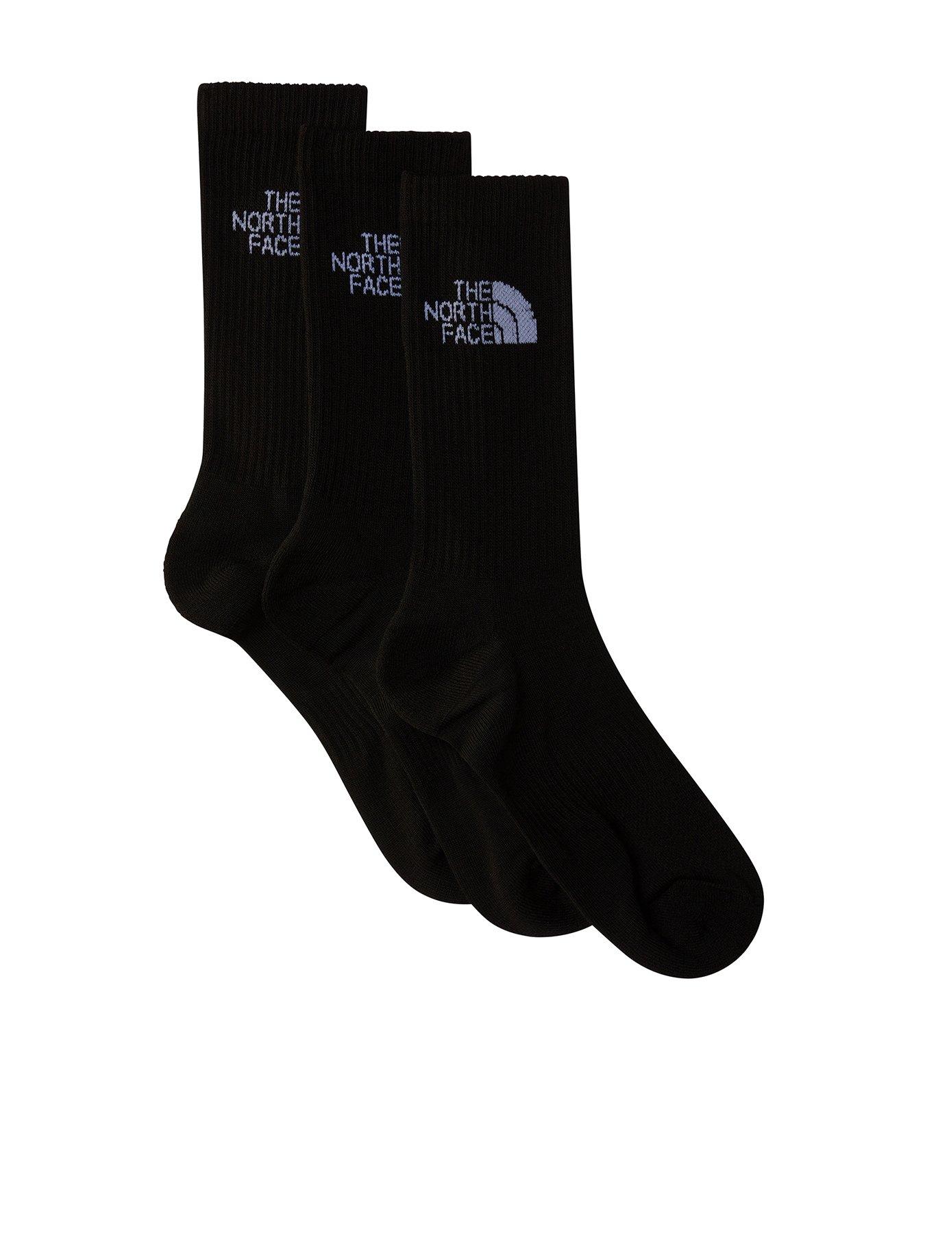 undefined Multi Sport Crew Sock 3 Pack - Black